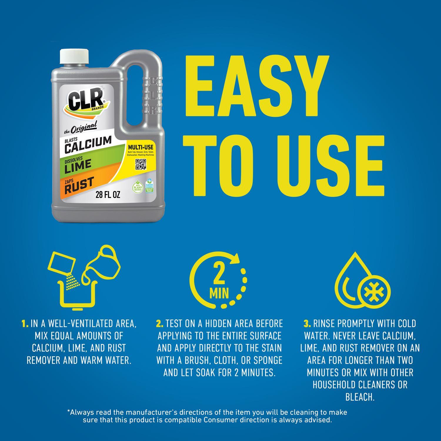 CLR Calcium Rust and Lime Remover 28 oz Liquid