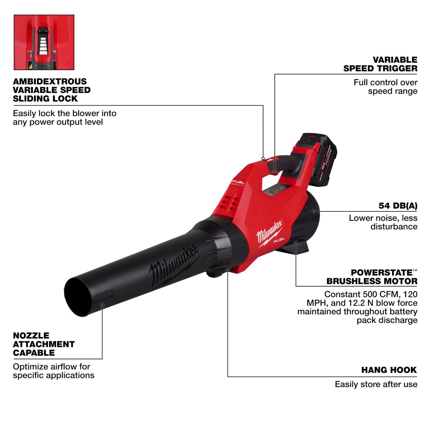 Milwaukee M18 FUEL 3031-21 16 in. 18 V Battery Trimmer and Blower Combo Kit (Battery & Charger)