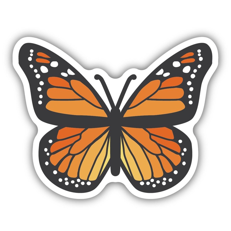 Sticker Northwest Monarch Butterfly Sticker