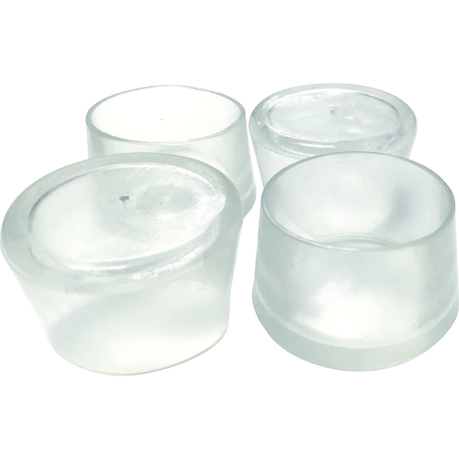 Ace Thermoplastic Ethylene Leg Tip Clear Round 1-1/2 in. W 1 pk