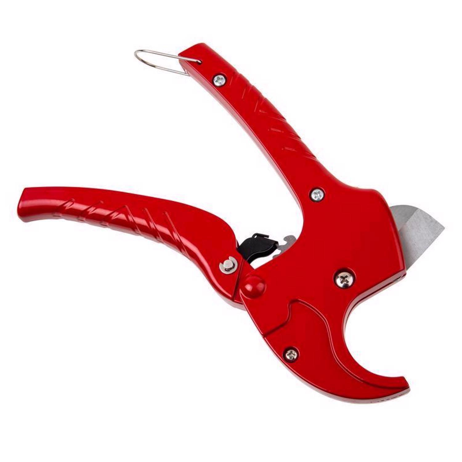 Superior Tool 1-5/8 in. Ratcheting Pipe Cutter Red 1 pc