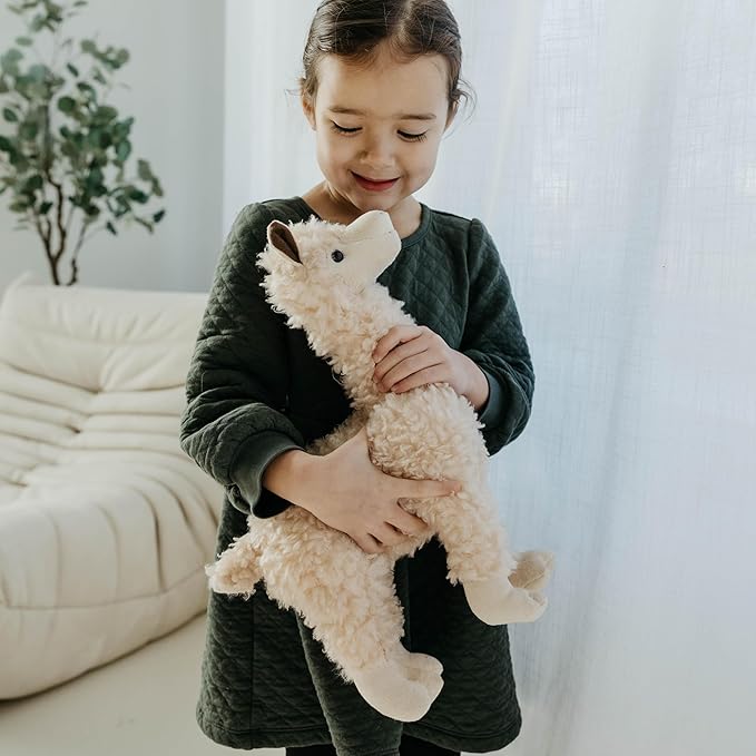 The Petting Zoo Alpaca Stuffed Animal Plushie, Gifts for Kids, Wild Onez Zoo Animals, Alpaca Plush Toy 14 in.