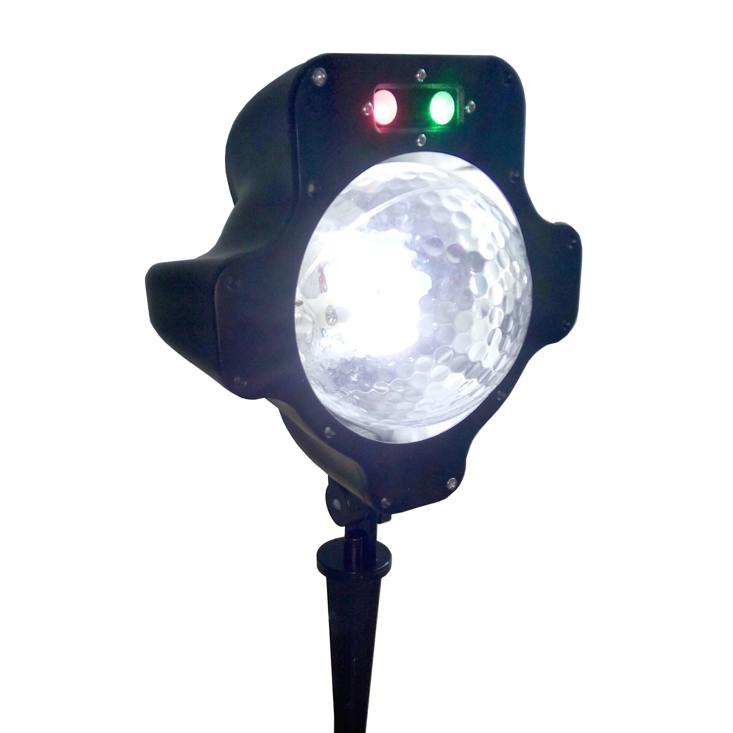 Night Stars Snowfall LED Laser Light White 1 lights