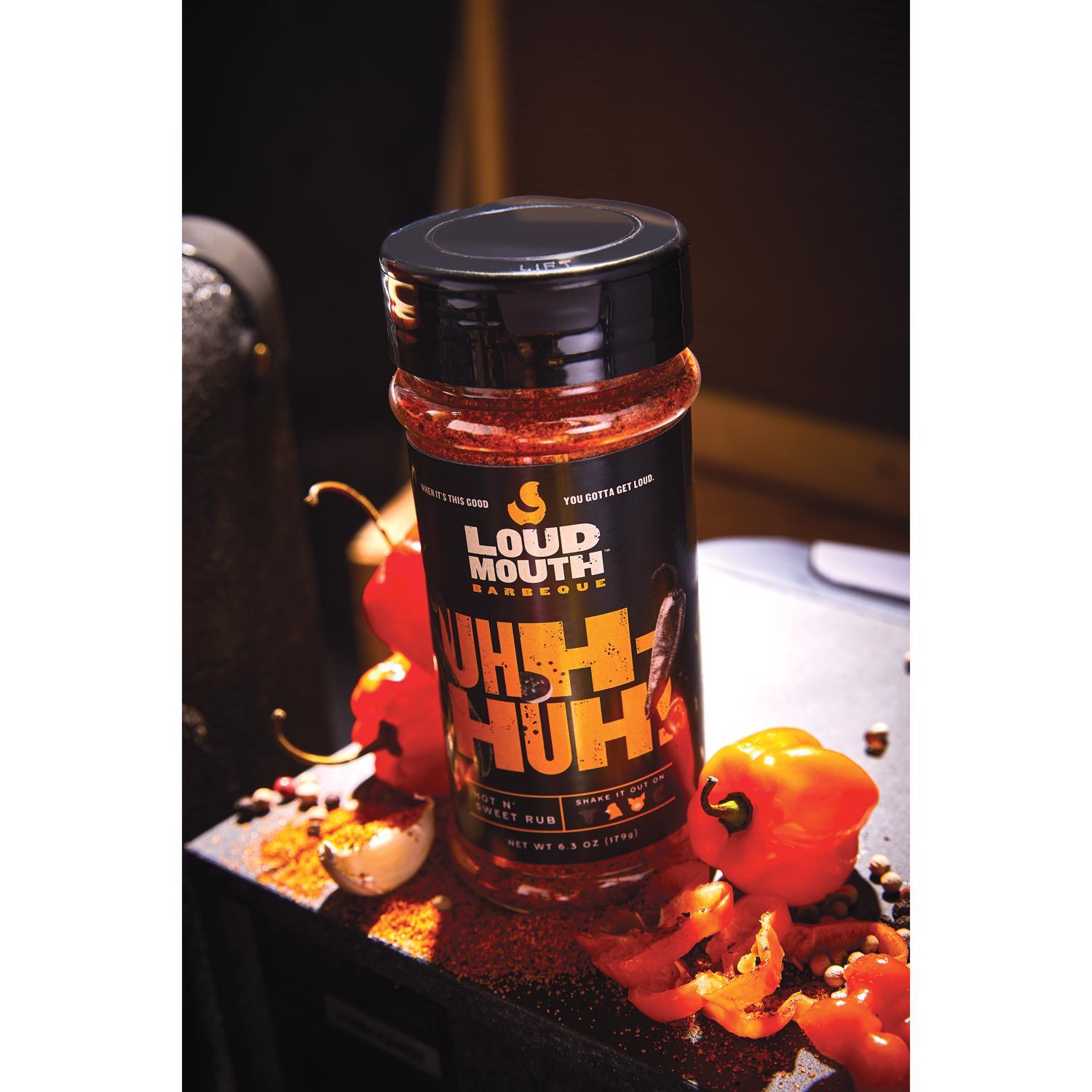 Loud Mouth UHH-HUH Hot N' Sweet BBQ Rub 6.3 oz