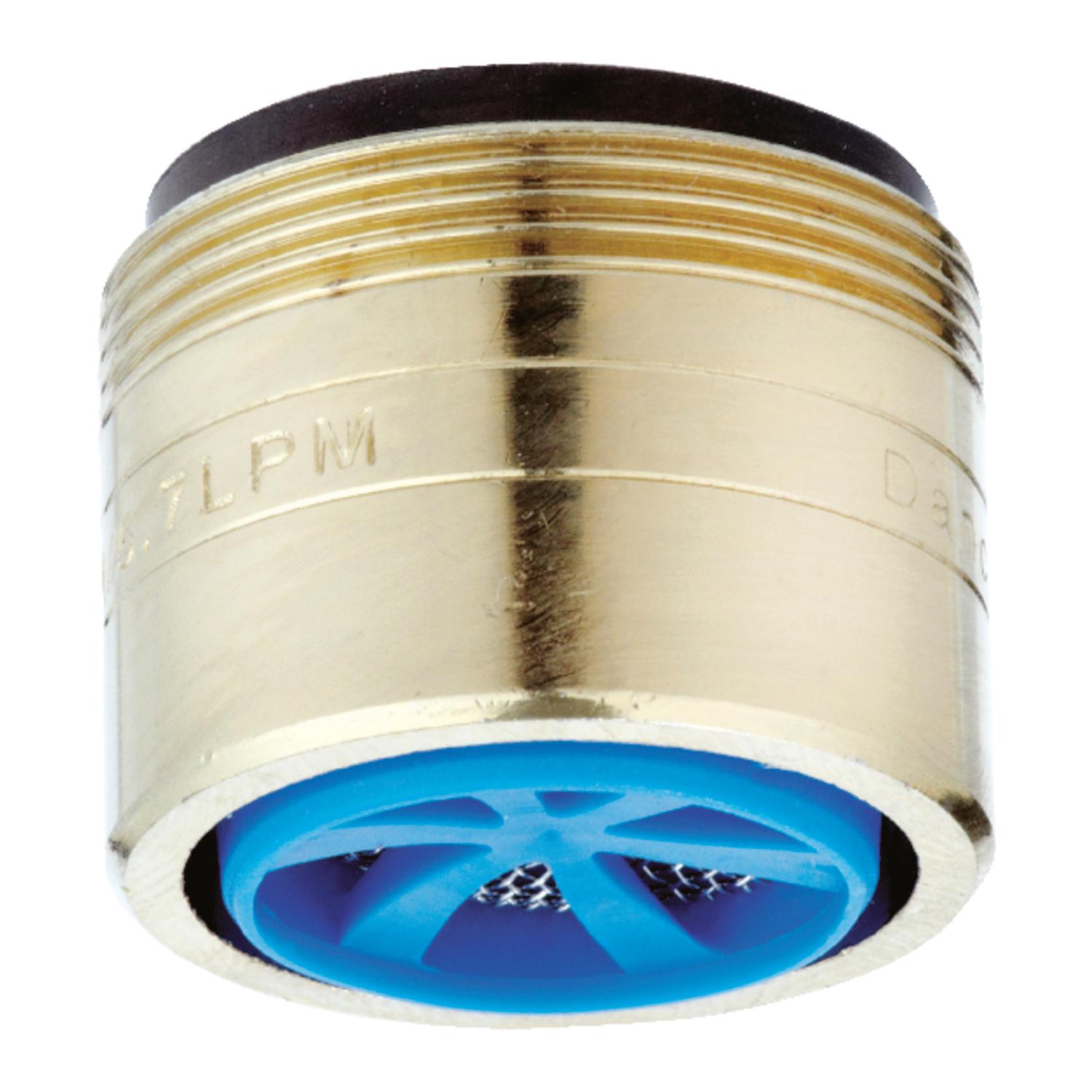 Ace Dual Thread 15/16 in.- 27M x 55/64 in.-27F Polished Brass Faucet Aerator