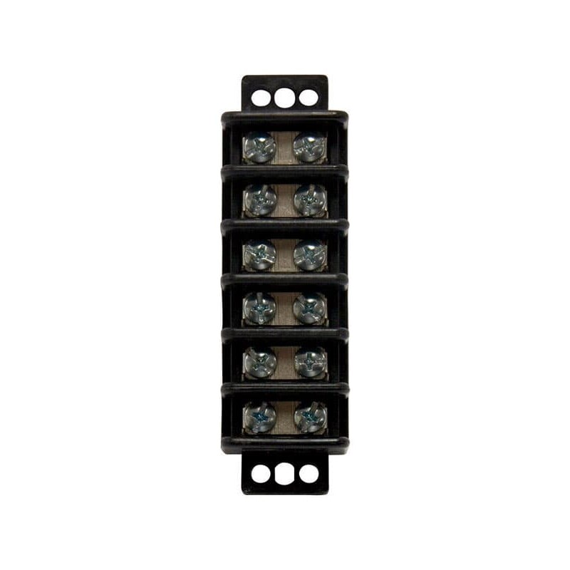 Gardner Bender 22-10 Ga. Insulated Wire Terminal Block Black 1 pk