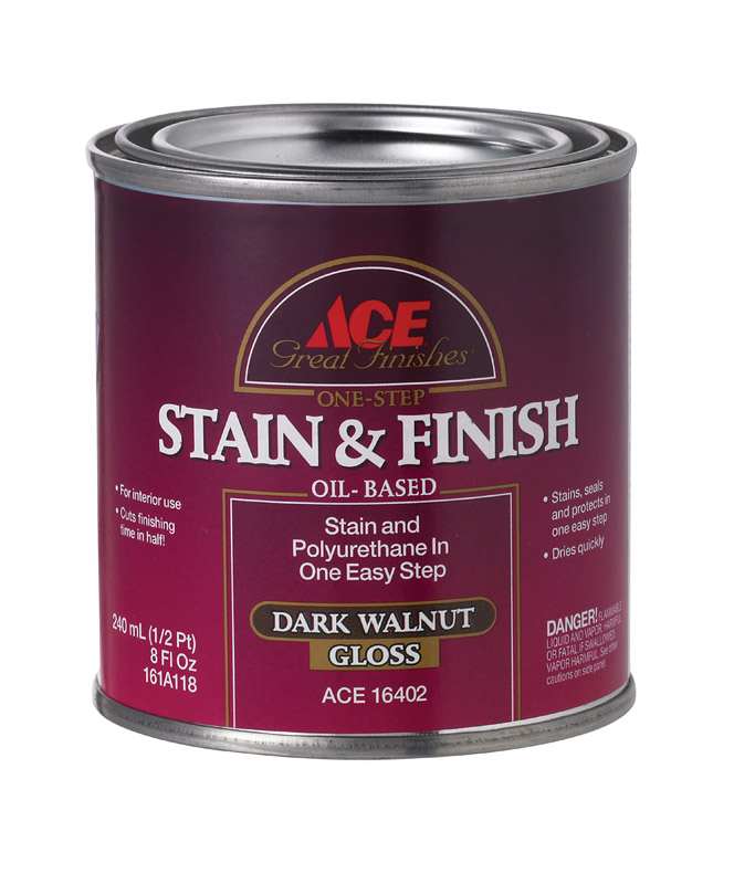 ZAR Semi-Transparent Oil-Based Wood Stain Teak Natural Tintable 1/2 pt.