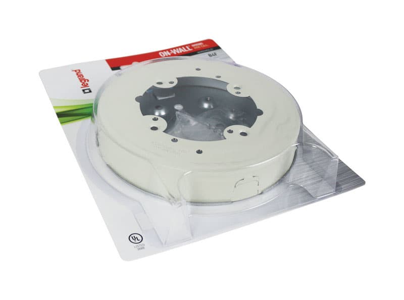 Legrand Round Metal 1 gang Fan Box Ivory
