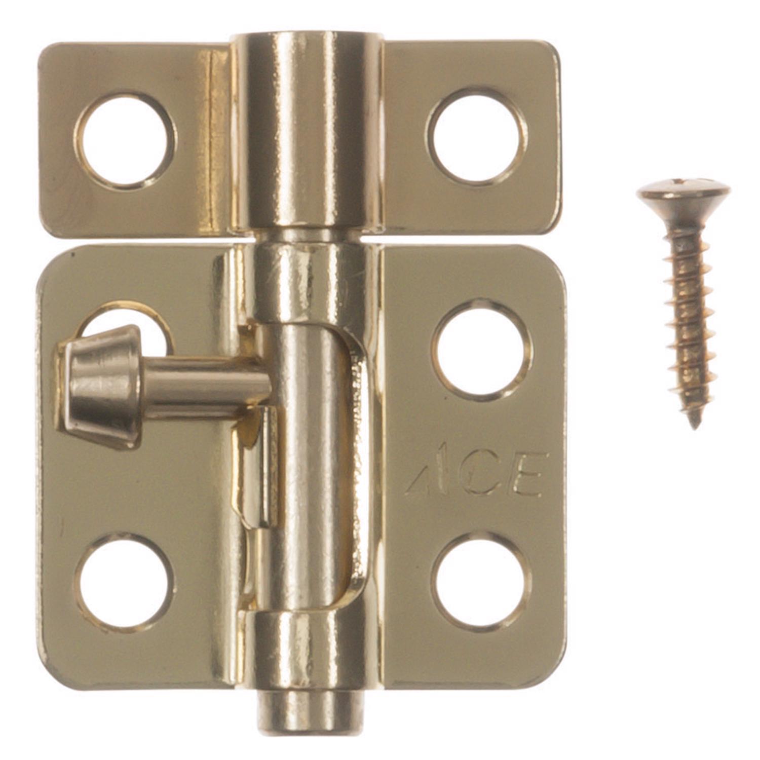 Ace 0.62 in. L Brass Barrel Bolt 1 pk