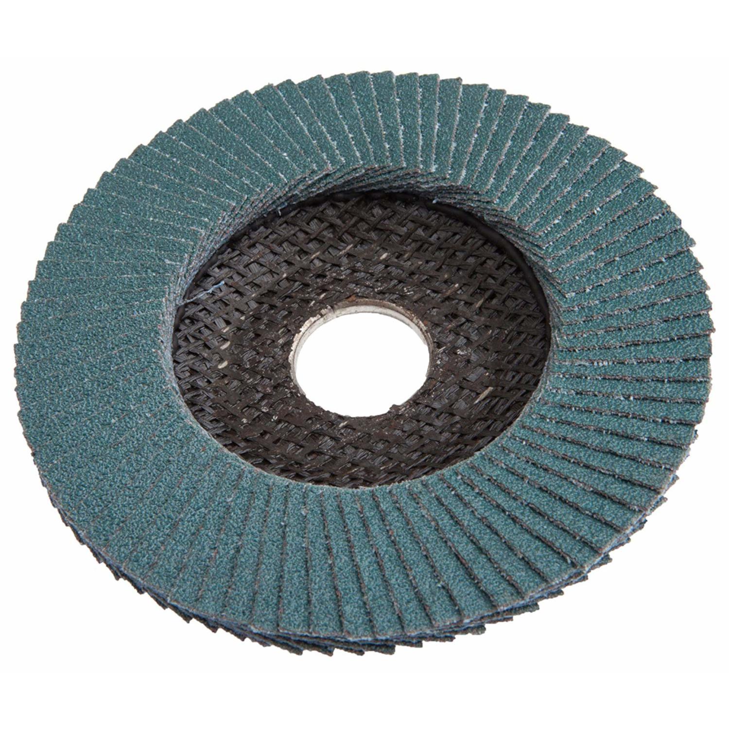 Forney 4-1/2 in. D Zirconia Aluminum Oxide Flap Disc 60 Grit 1 pc