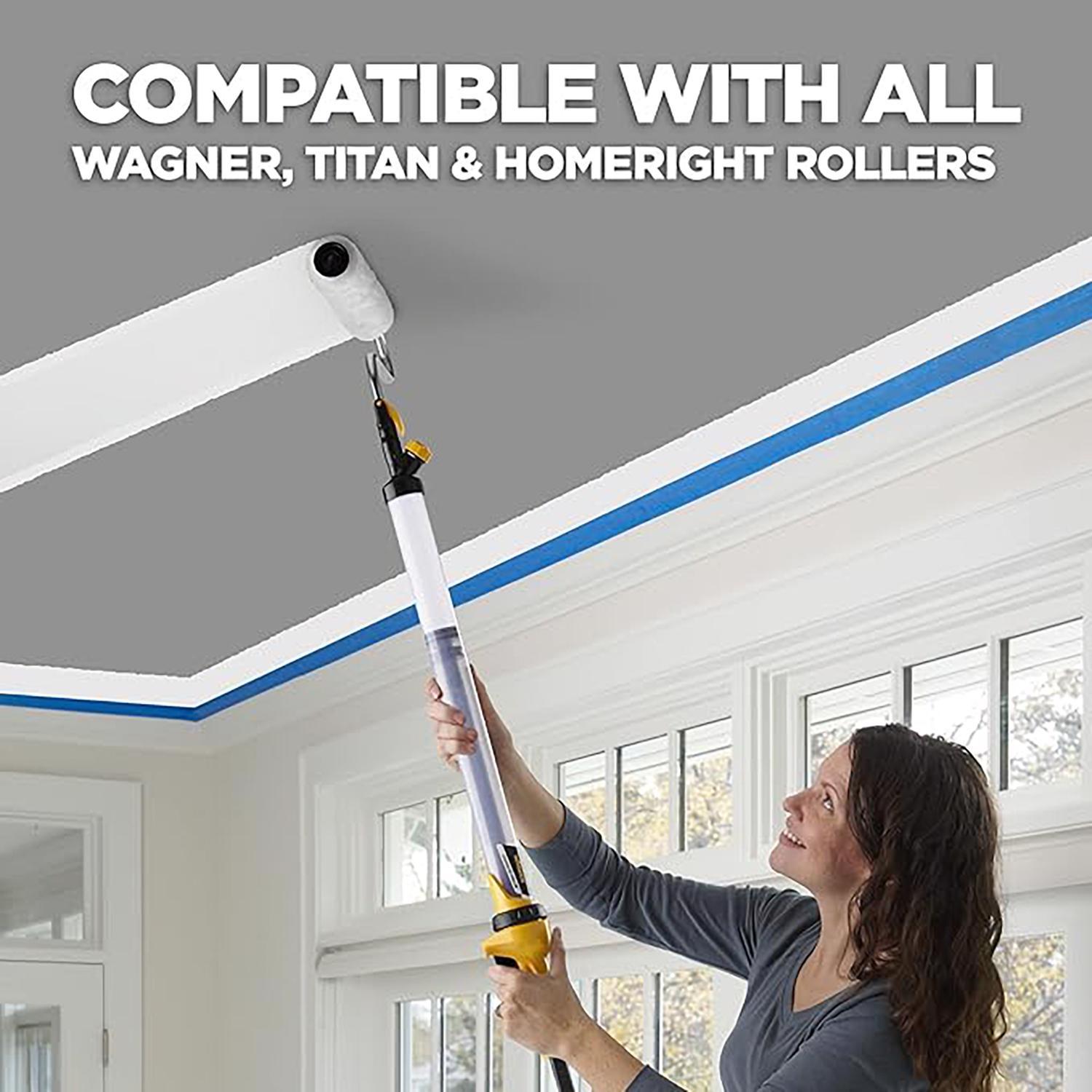 Wagner Smart Polyester 9 in. W X 3/8 in. Paint Roller Cover 1 pk