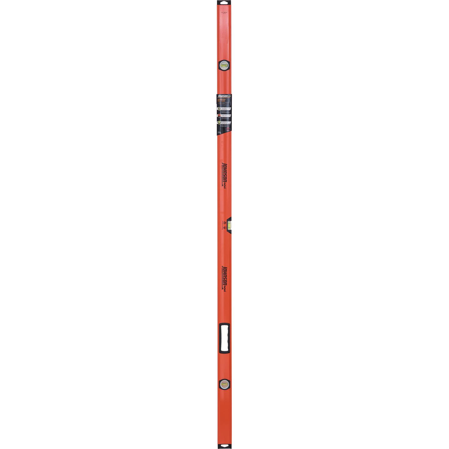 Johnson 72 in. Aluminum Box Level 3 vial