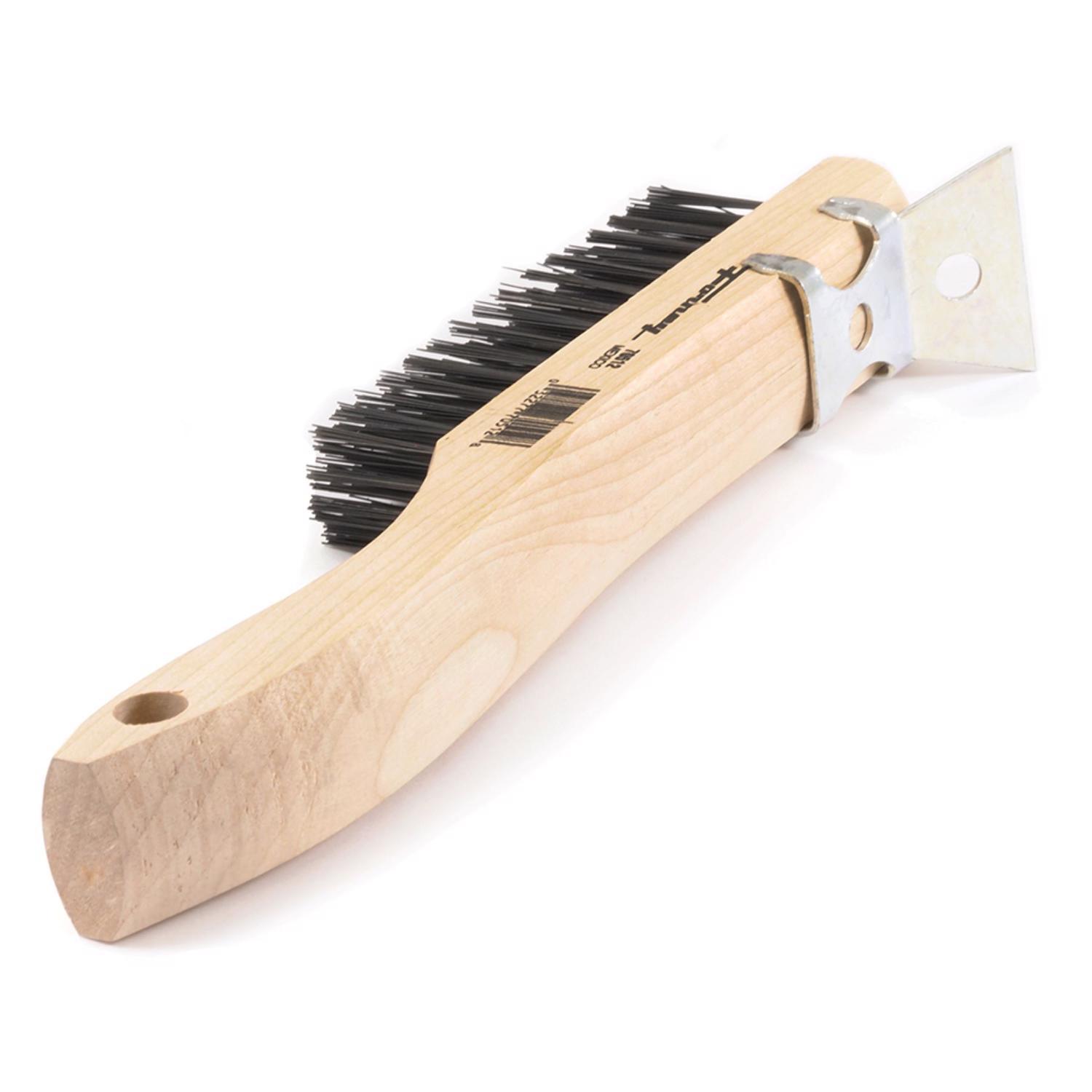 Forney 10-1/4 in. L X 2.75 in. W Scratch Brush Wood 1 pc