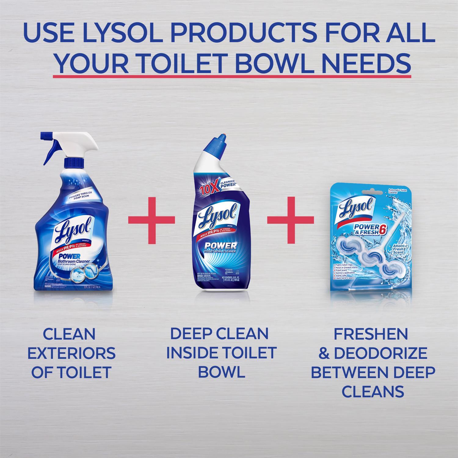 Lysol Clean Scent Toilet Bowl Cleaner 24 oz Liquid