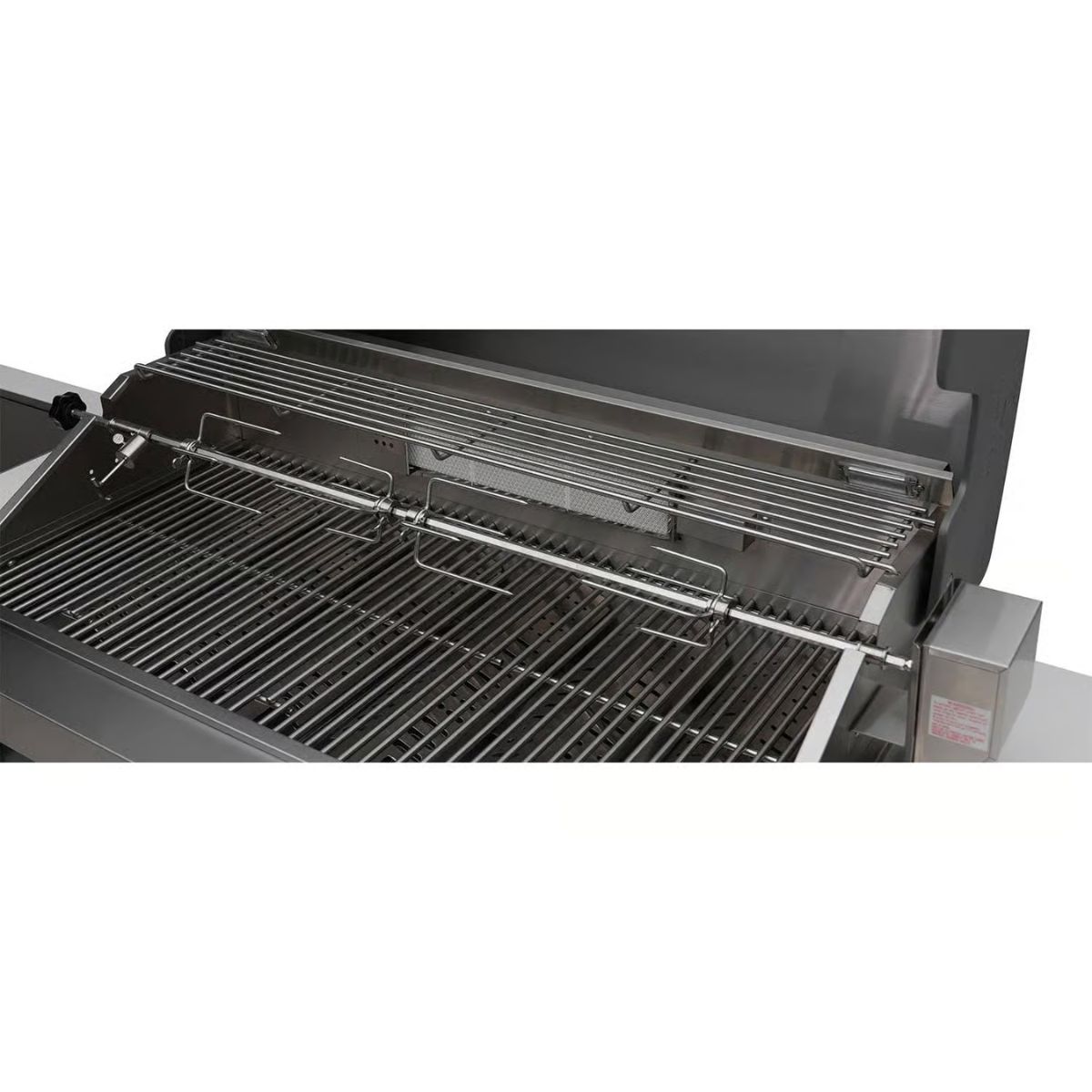 Mont Alpi MAI805-BSS 6 Burner Natural Gas/Propane Grill Black/Silver