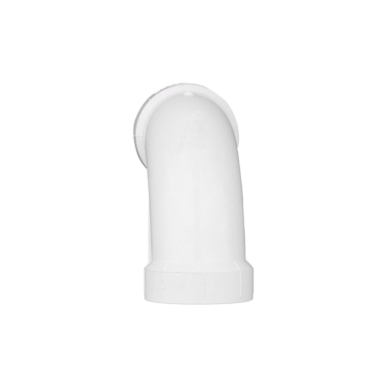 Charlotte Pipe Schedule 40 2 in. Hub X 2 in. D Hub PVC Long Sweep Elbow 1 pk