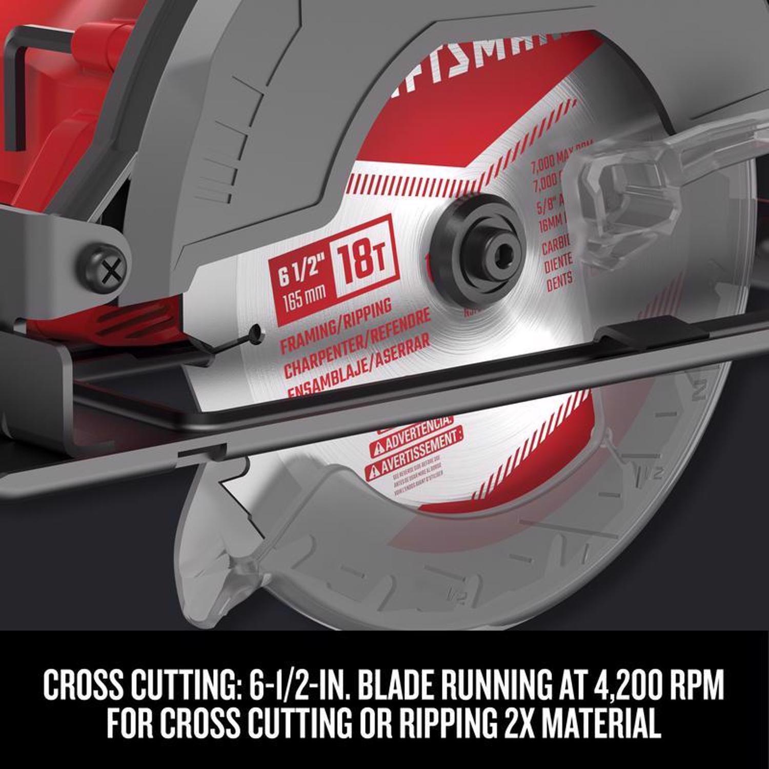 Craftsman 20V Cordless Brushed 4 Tool Combo Kit