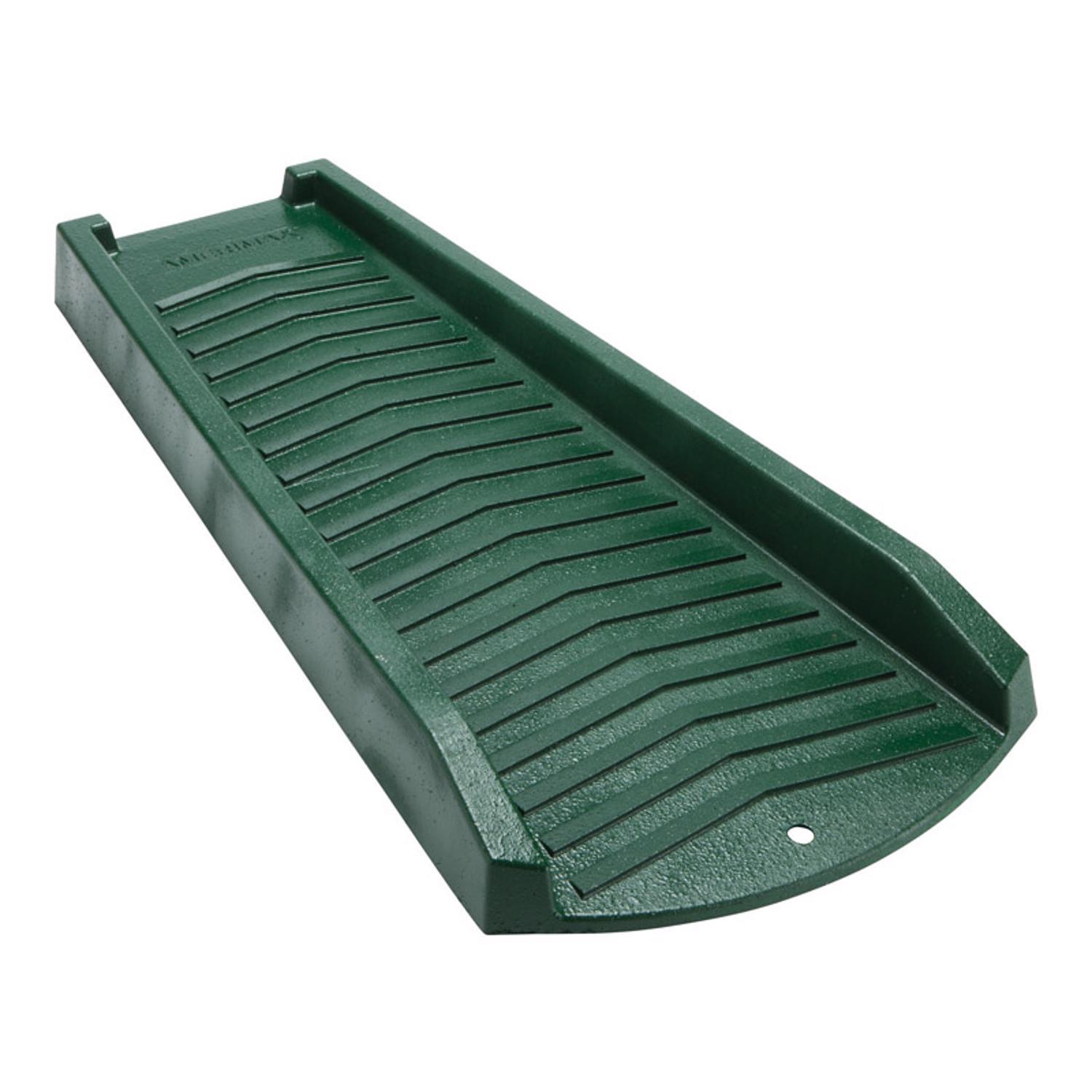 Amerimax 2.5 in. H X 11.5 in. W X 24 in. L Green Vinyl Splash Block