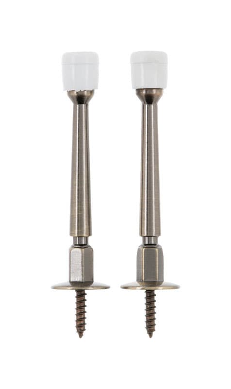 Ace 3 in. W Metal Antique Gold Rigid Door Stop Mounts to door and wall 1.8 in.