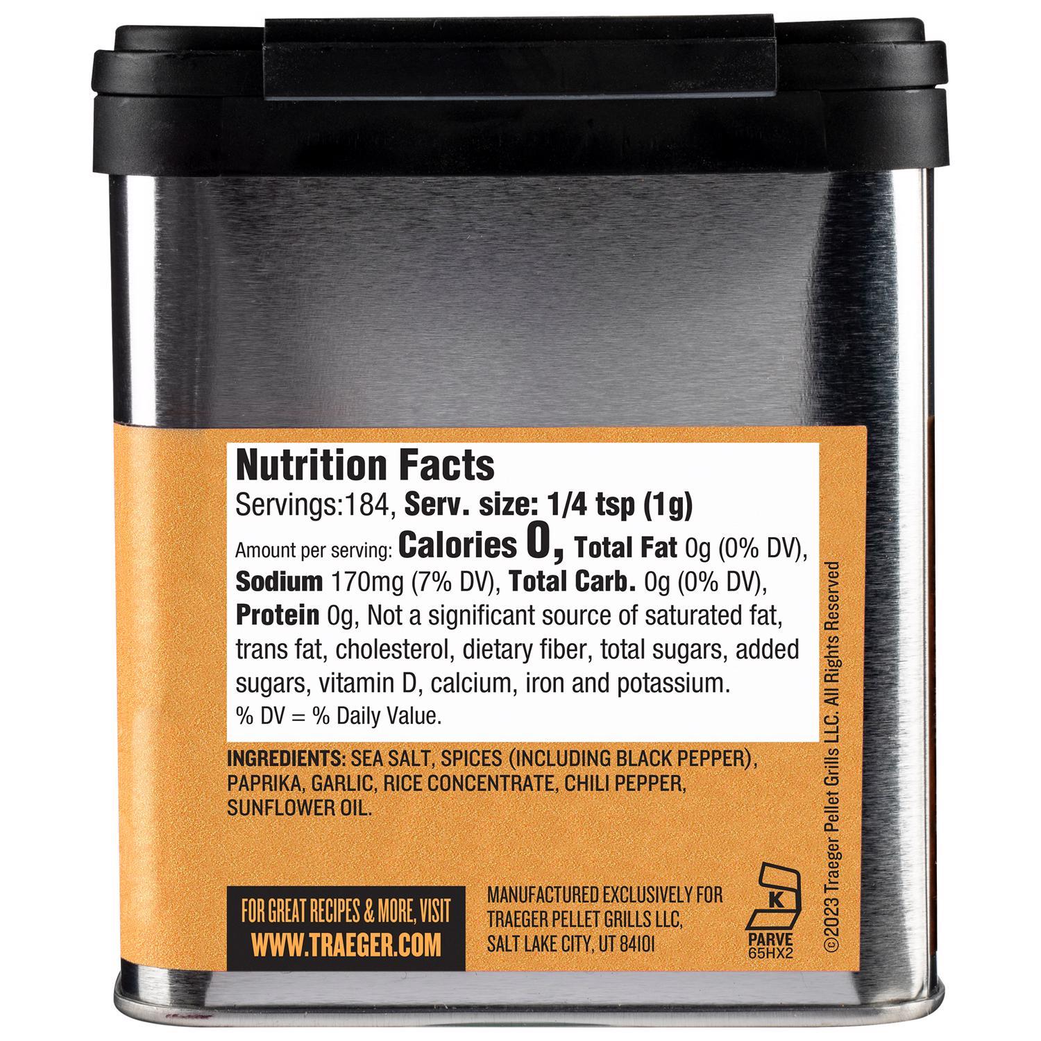 Traeger Fajita Seasoning Rub 6.5 oz