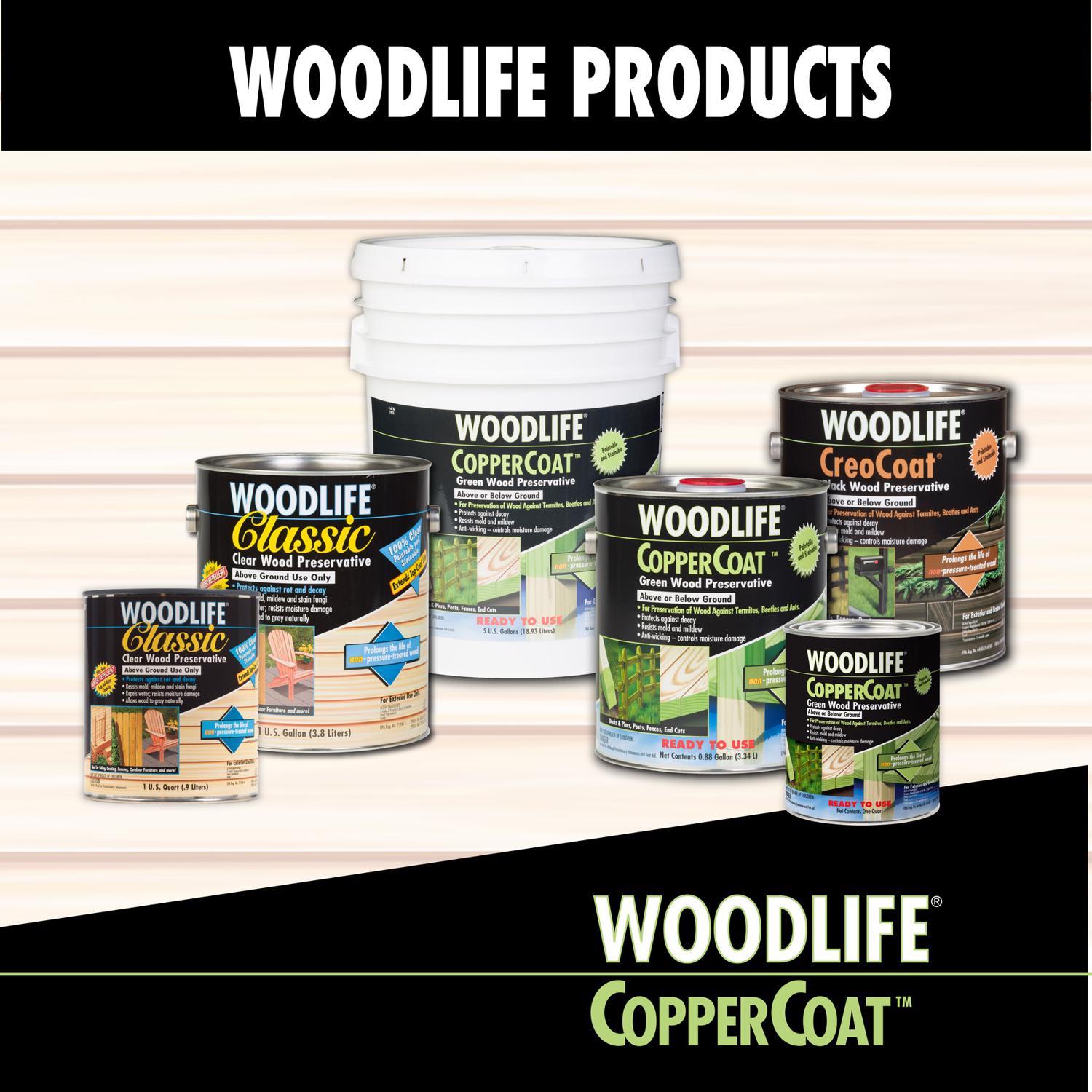Woodlife Coppercoat Green Water-Based Wood Preservative 0.88 gal