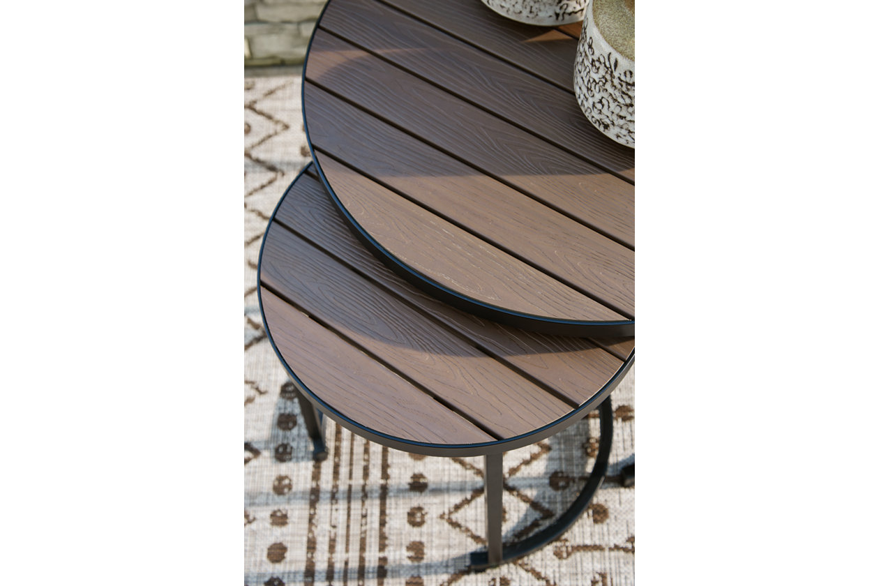 Ashley Ayla Outdoor Nesting End Tables (Set of 2)