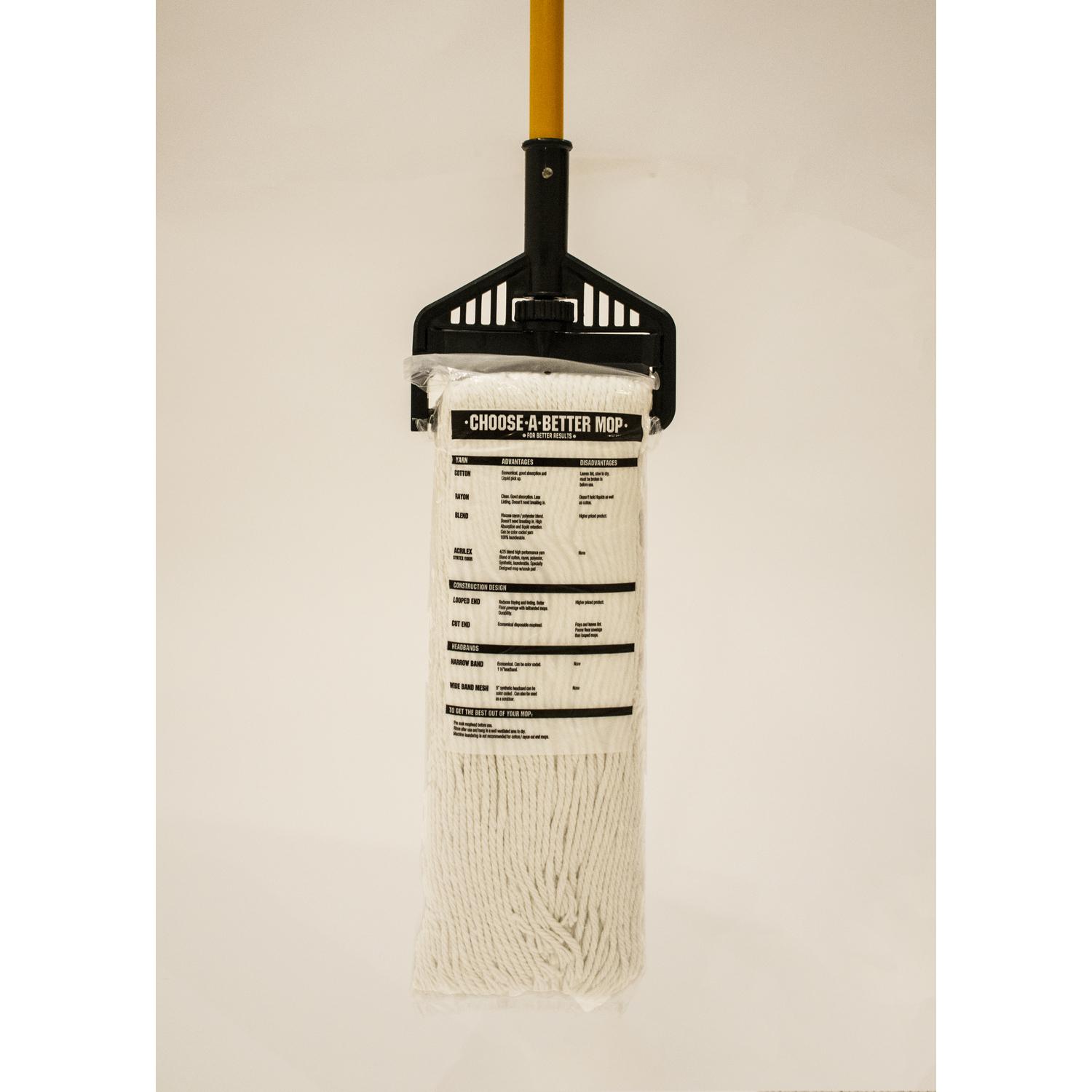 Elite Mops and Brooms 24 oz Cut End Rayon Mop Refill 1 pk