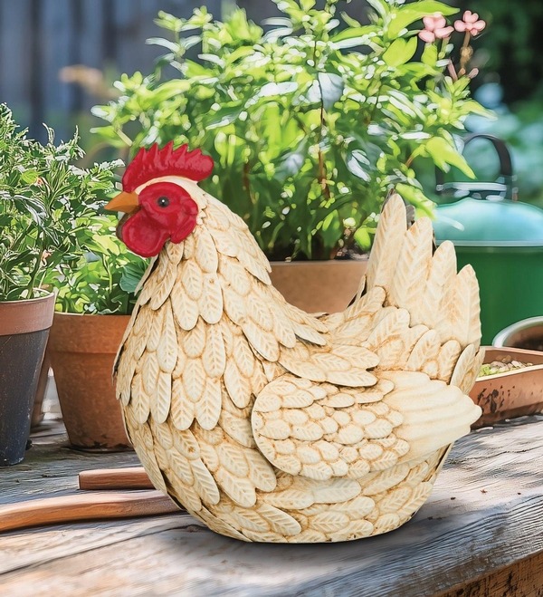 Regal Art & Gif Bluff Hen Decor, White