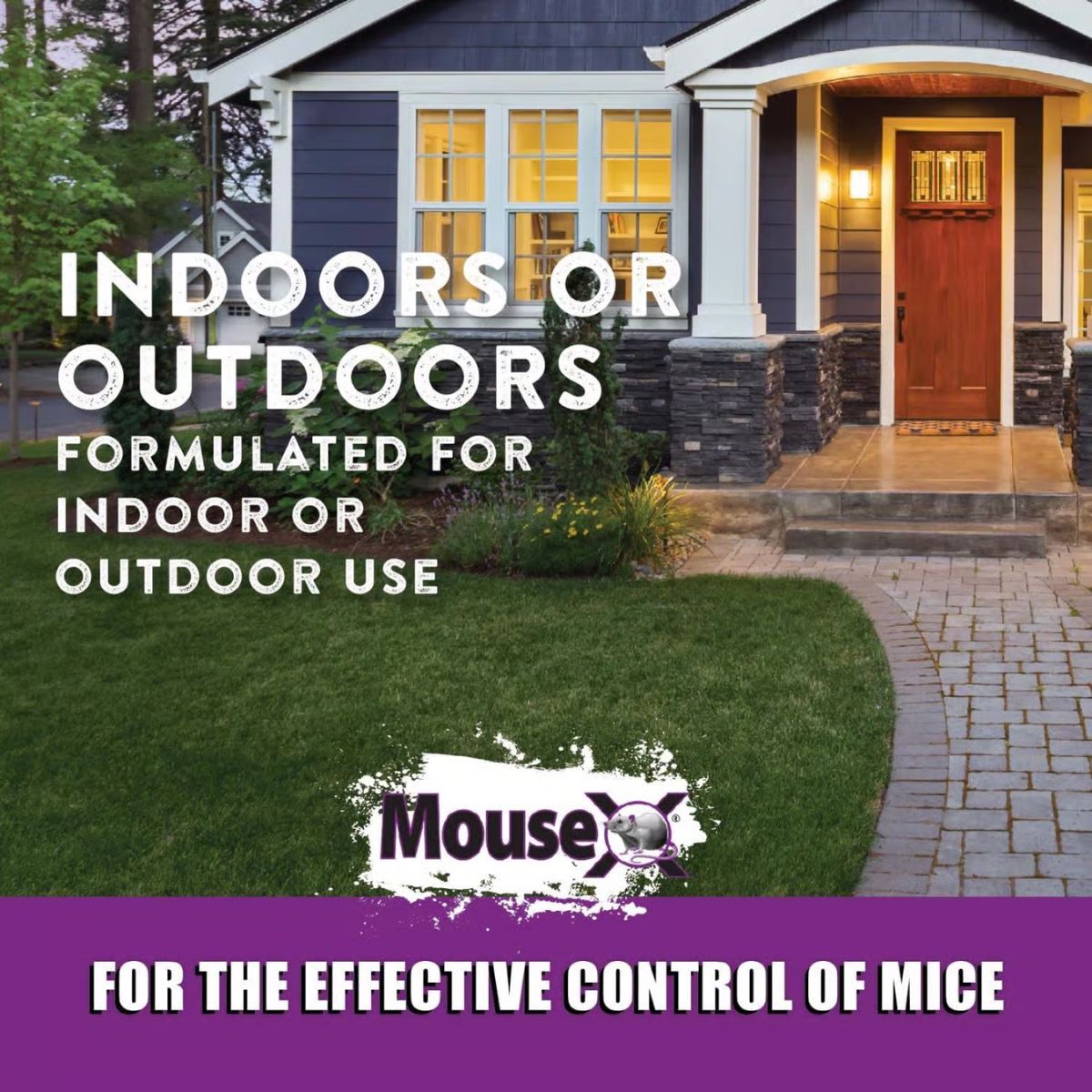 MouseX Non-Toxic Bait Pellet Throw Pack For Mice 12 oz. 6 Pack