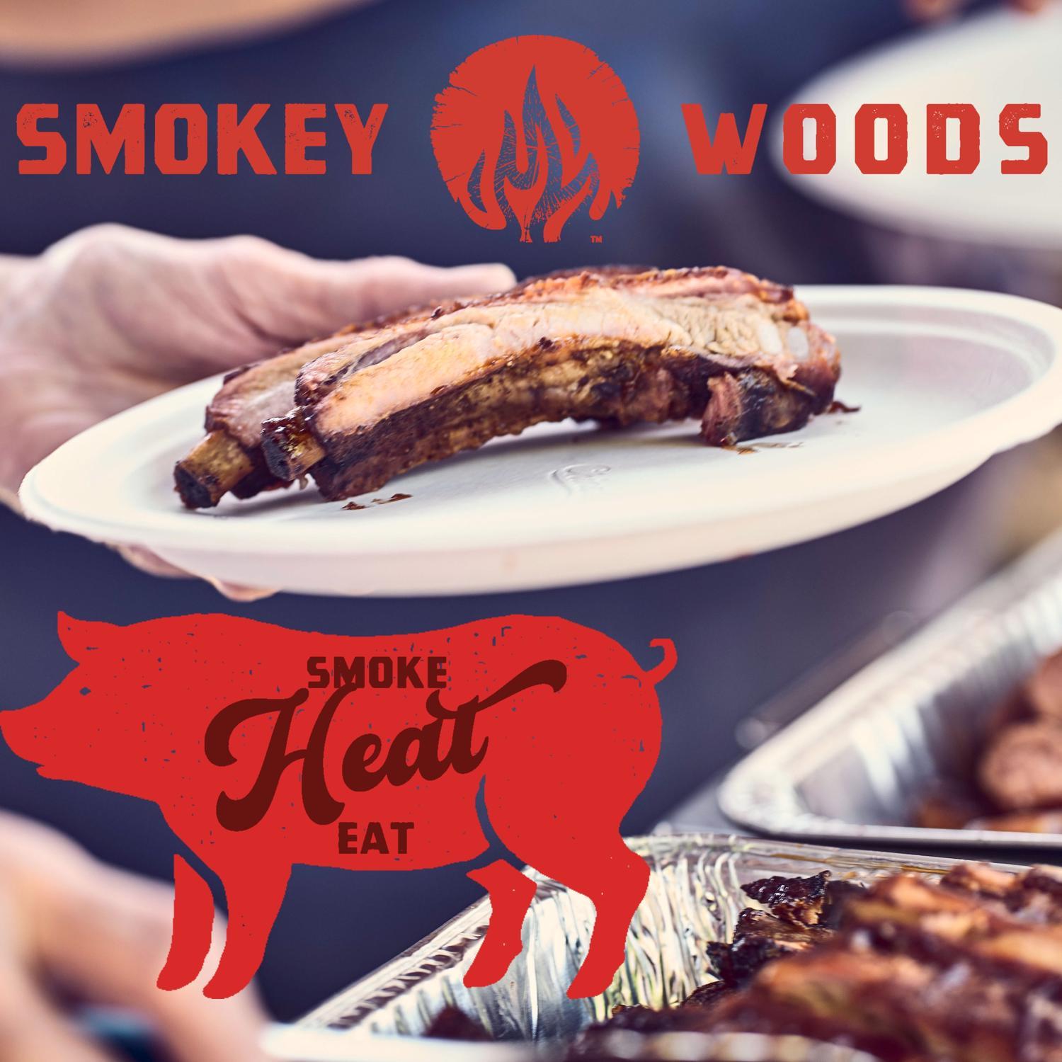 Smokey Woods All Natural Pecan Wood Smoking Chunks 350 cu in