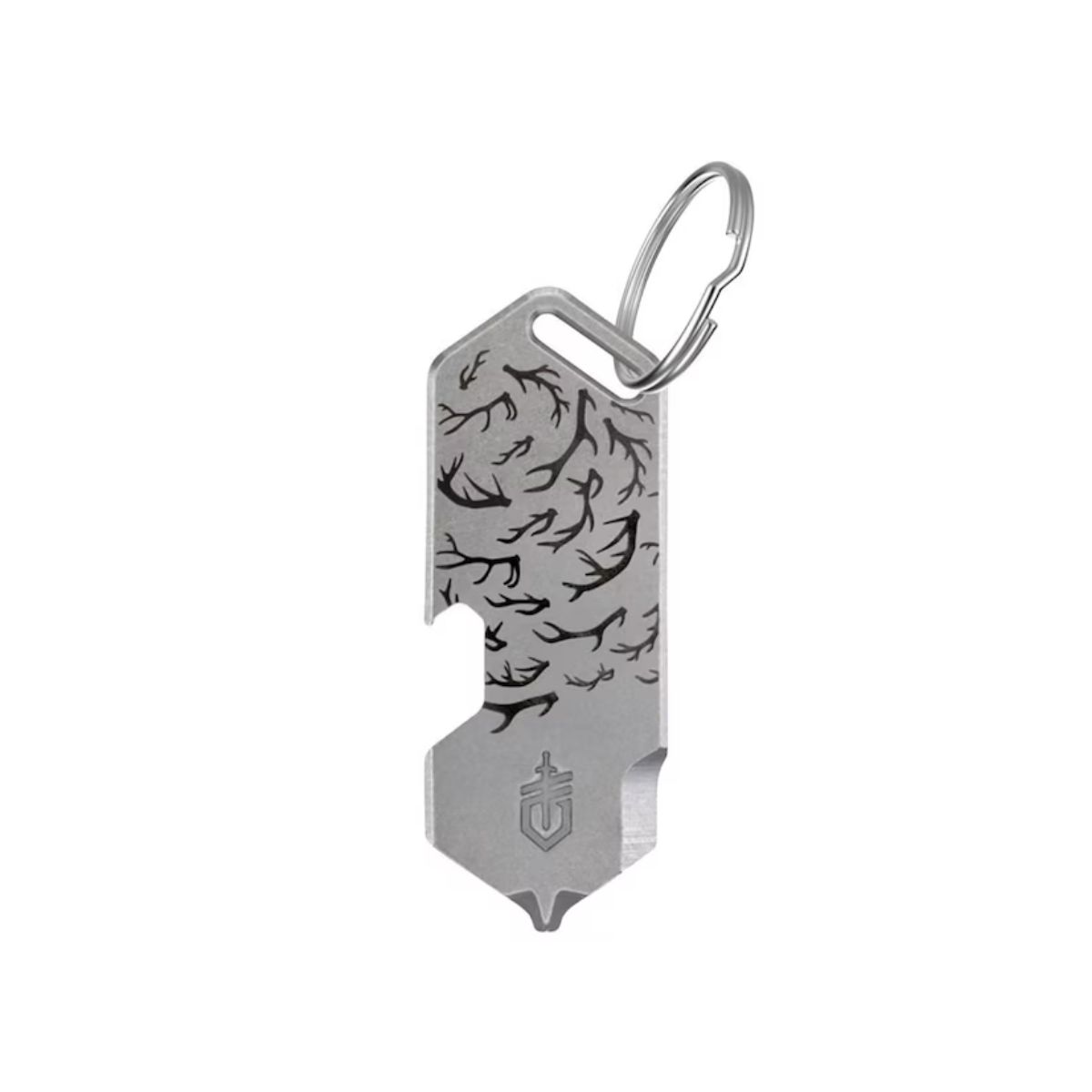 Gerber Keychain Tool Shard DT Series 3 Function Stonewash Antler Silver
