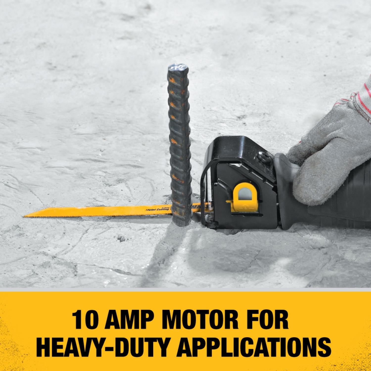 DeWalt 10 amps Corded Brushed Reciprocating Saw Tool Only