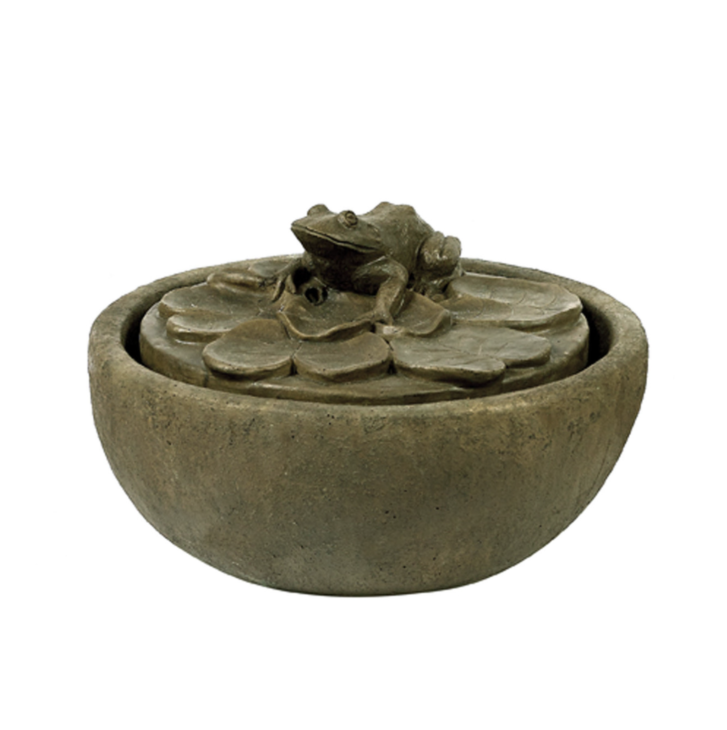 Athens Stonecasting Frog Bowl Fountain