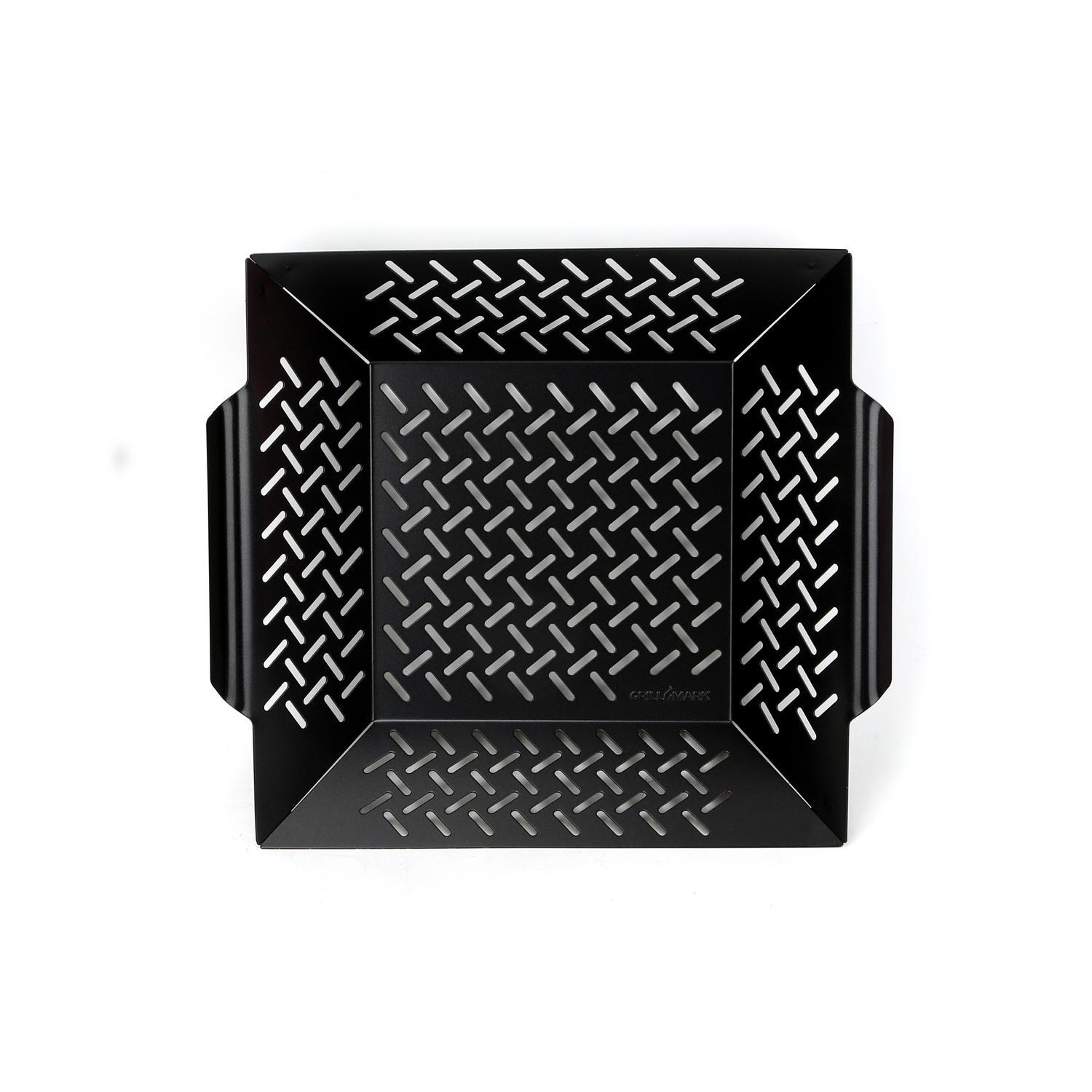 Grill Mark Steel Wok Topper 12 in. L X 12 in. W 1 pk