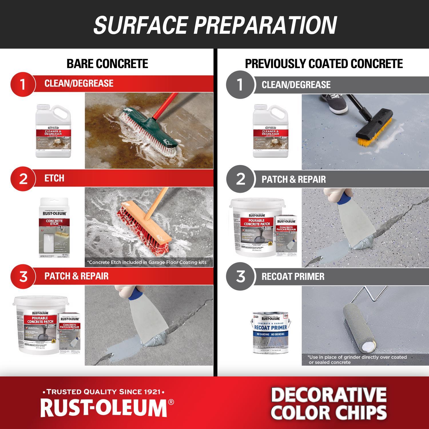 Rust-Oleum Indoor and Outdoor Mocha Blend Decorative Color Chips 1 lb