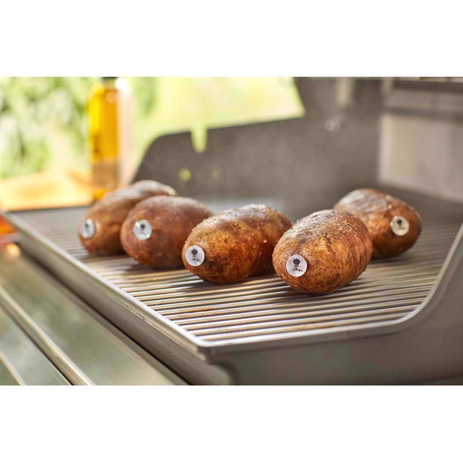 Weber Stainless Steel Silver Potato Nails 6 pk