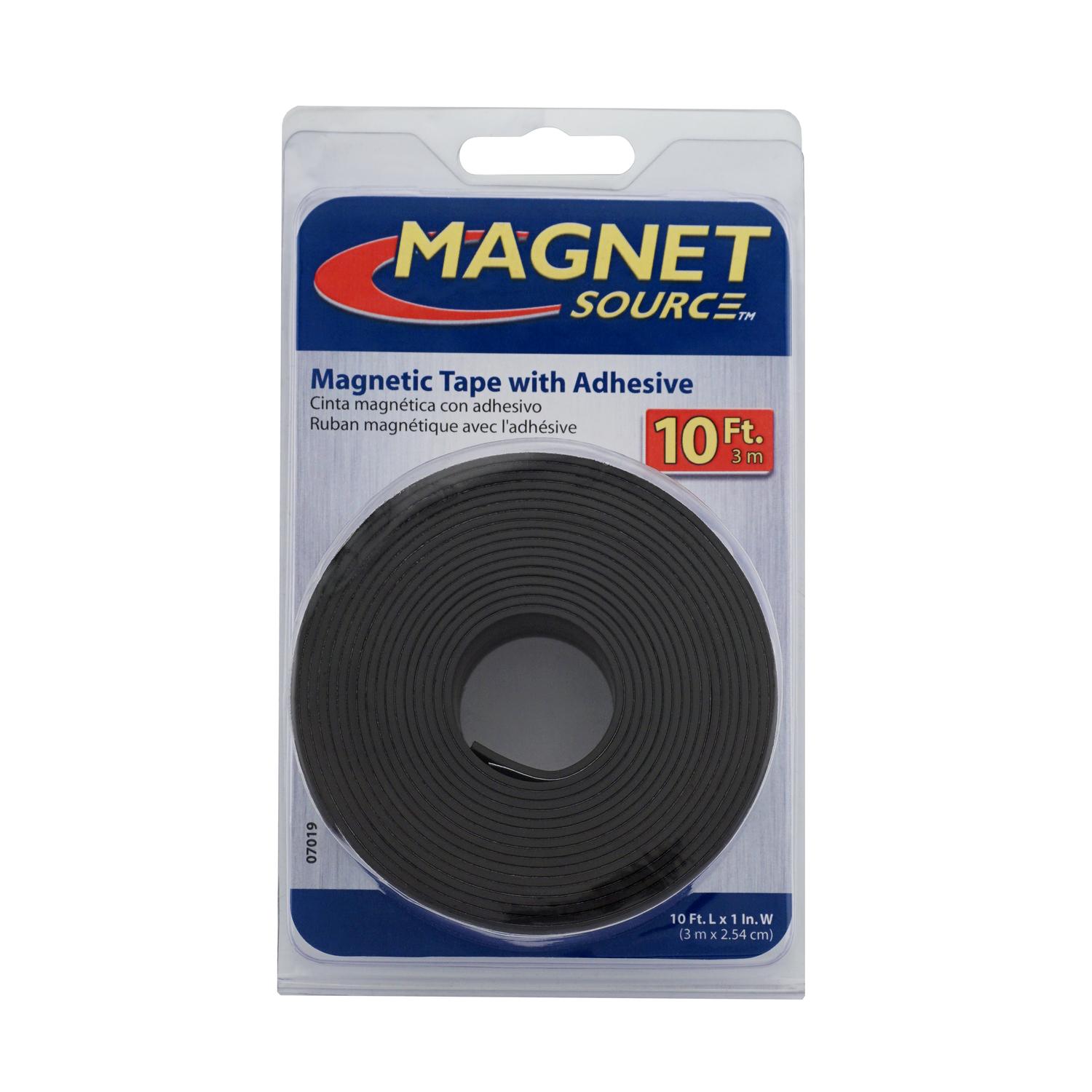 Magnet Source 120 in. L X 1 in. W Black Magnetic Tape