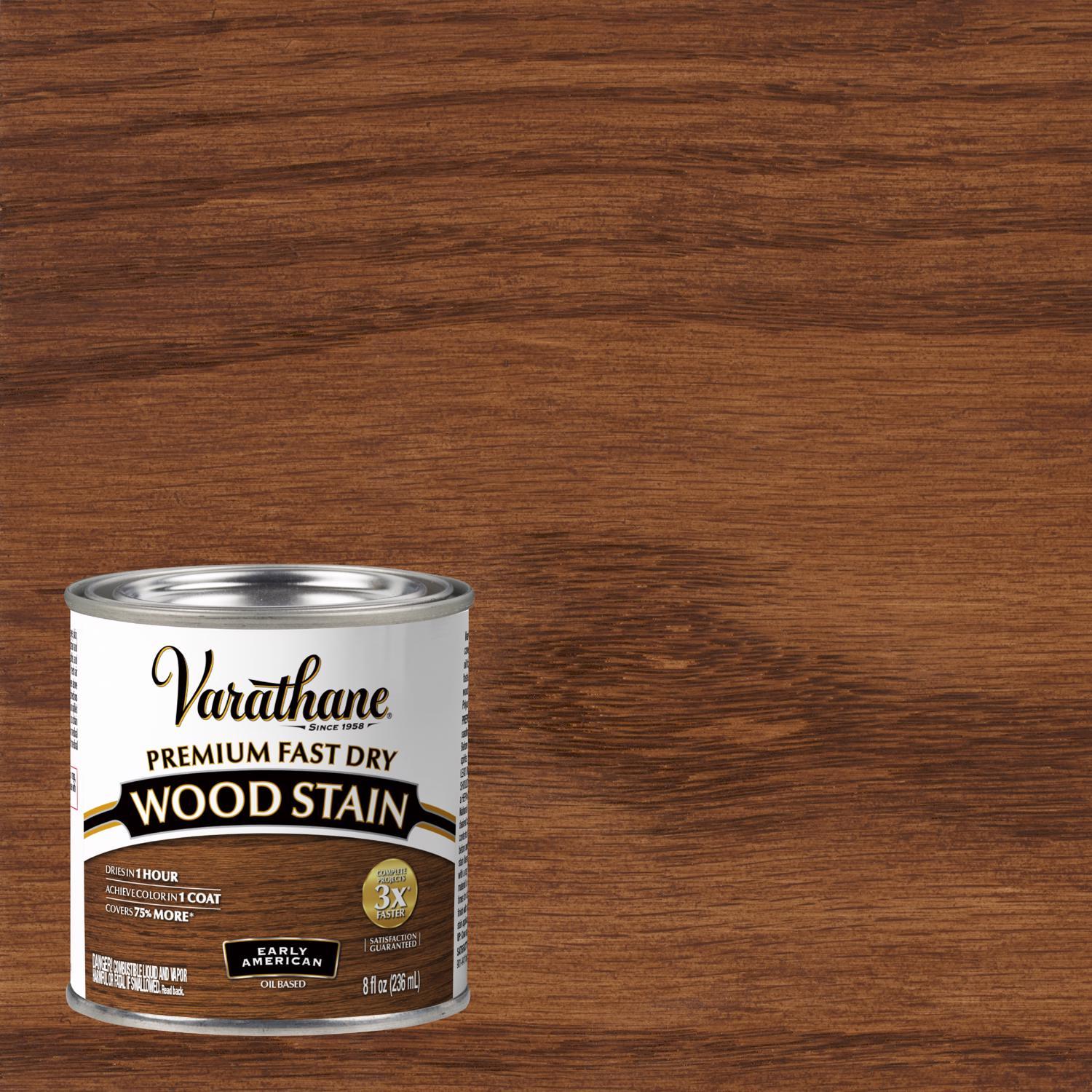 Varathane Premium Early American Oil-Based Fast Dry Wood Stain 1/2 pt