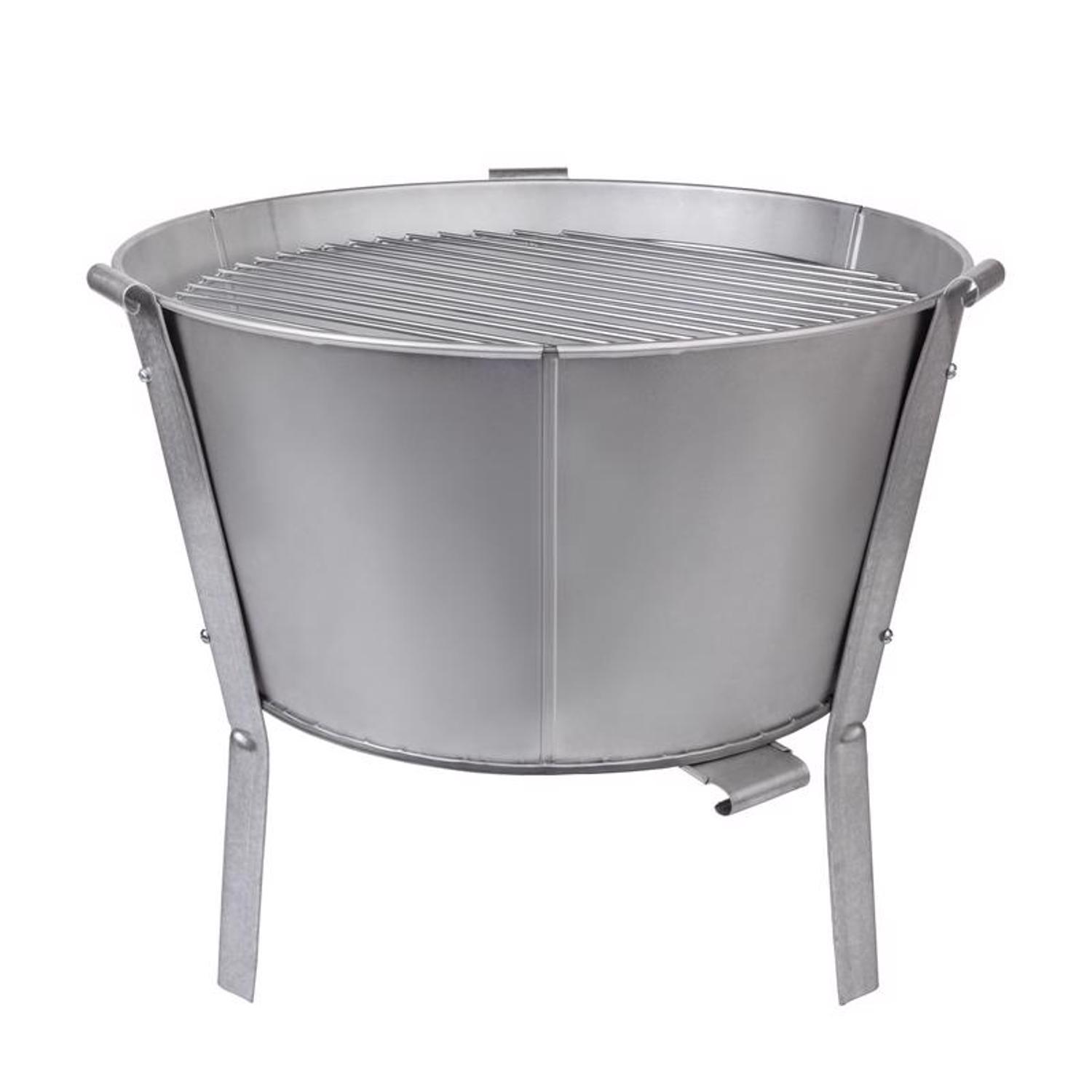 Old Smokey Products 17 in. Charcoal Grill Silver