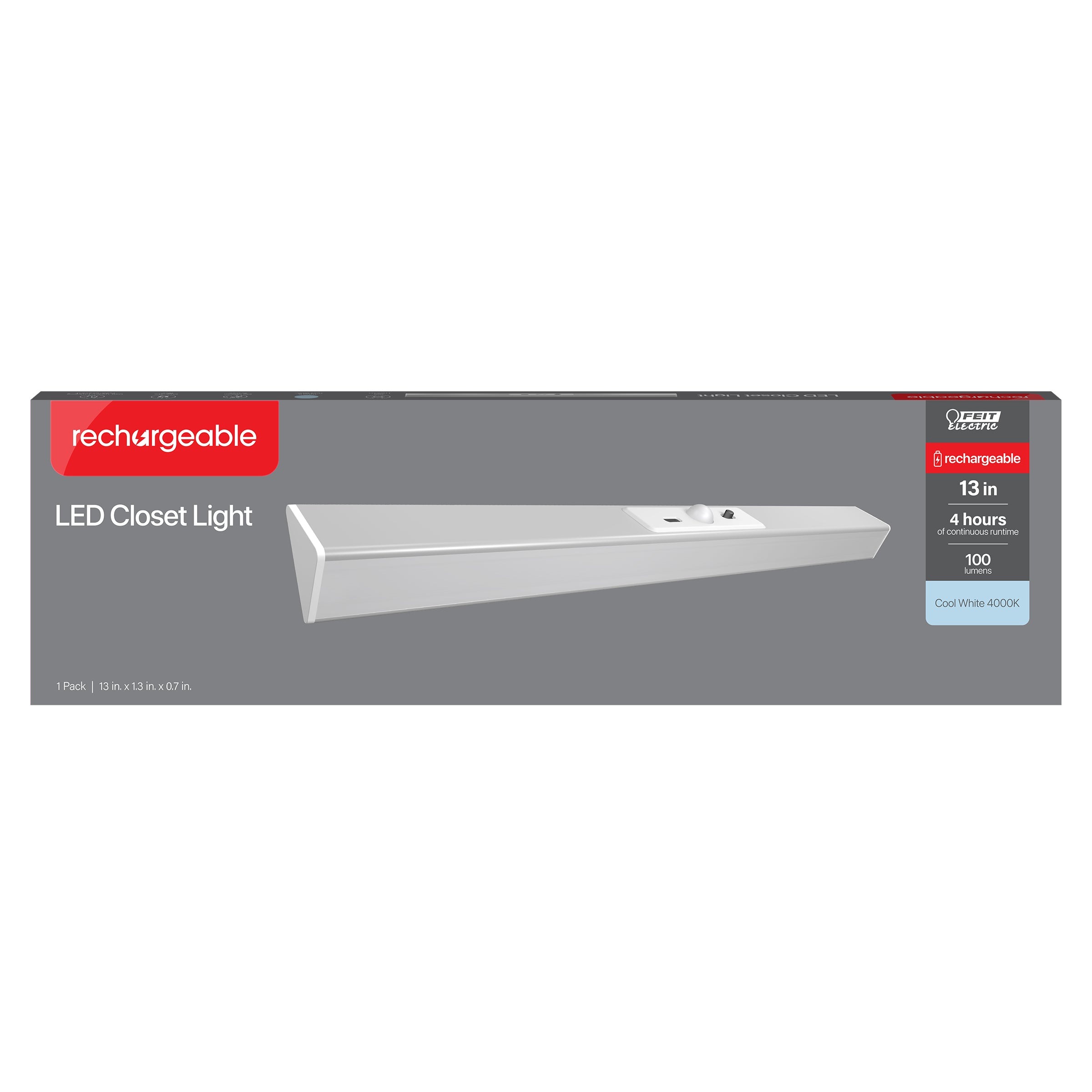 Feit Electric 13 in. Rechargeable LED Closet Light