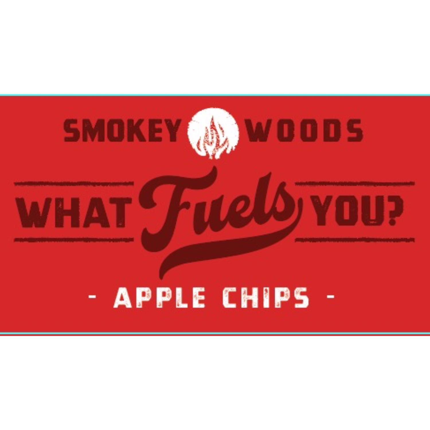 Smokey Woods All Natural Apple Wood Smoking Chips 192 cu in