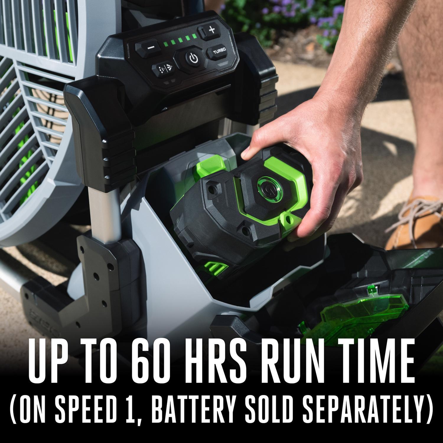EGO Power+ 18 in. H 5 speed Misting Fan Bare Tool