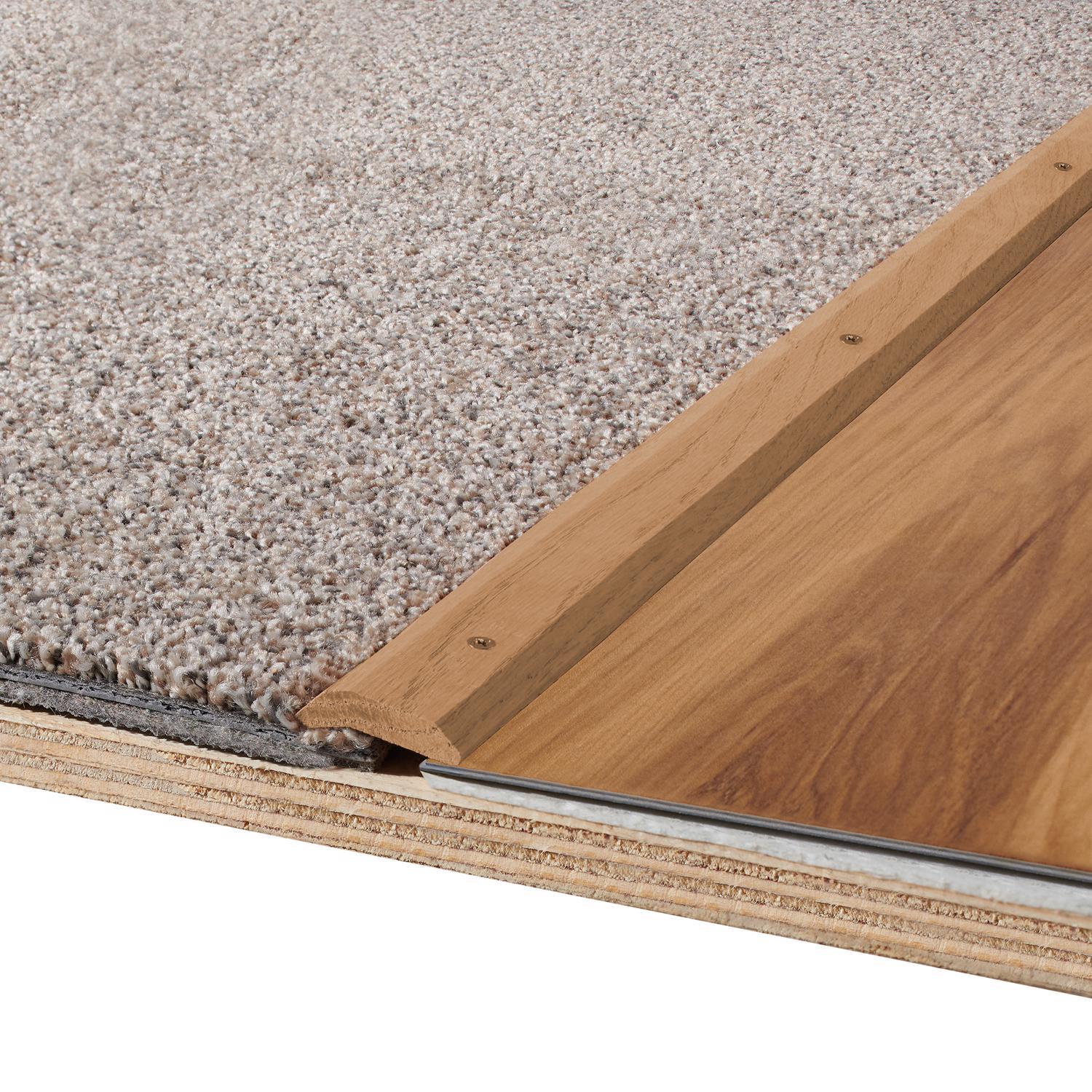 M-D Building Products 0.75 in. H X 1.44 in. W X 36 in. L Unfinished Unfinished Hardwood Carpet Trim