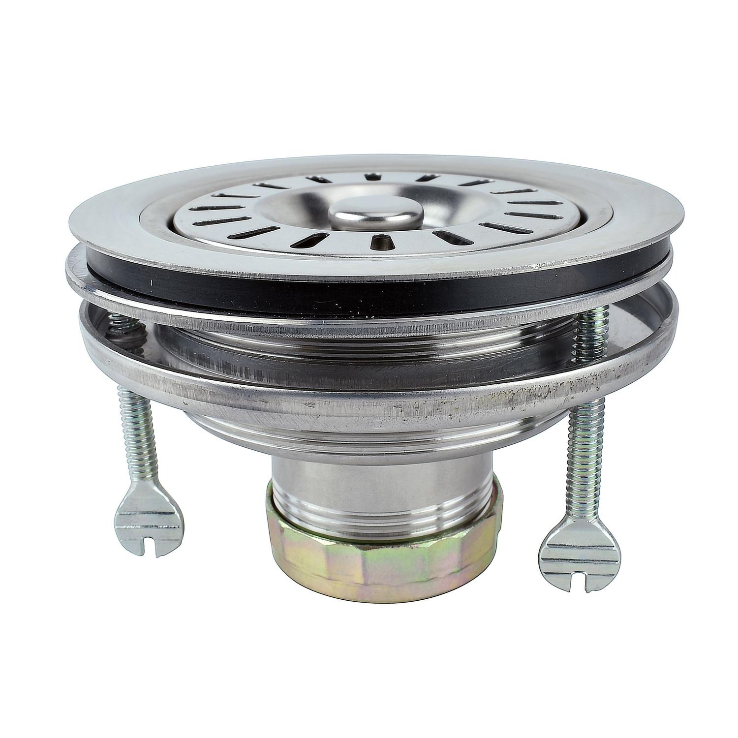 Ace 3-1/2 in. D Stainless Steel Sink Strainer with Flat Top