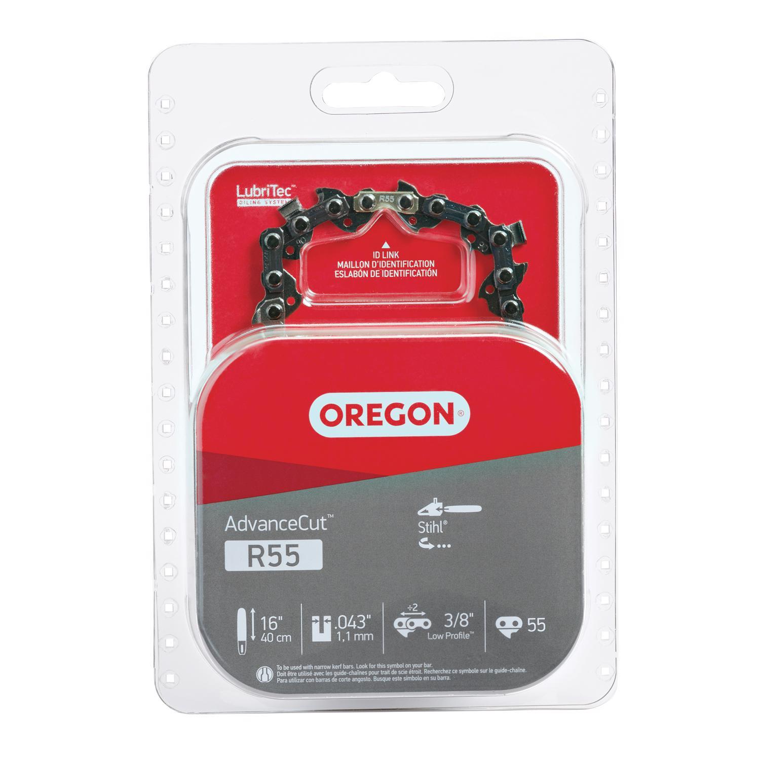 Oregon AdvanceCut R55 16 in. Chainsaw Chain 55 links