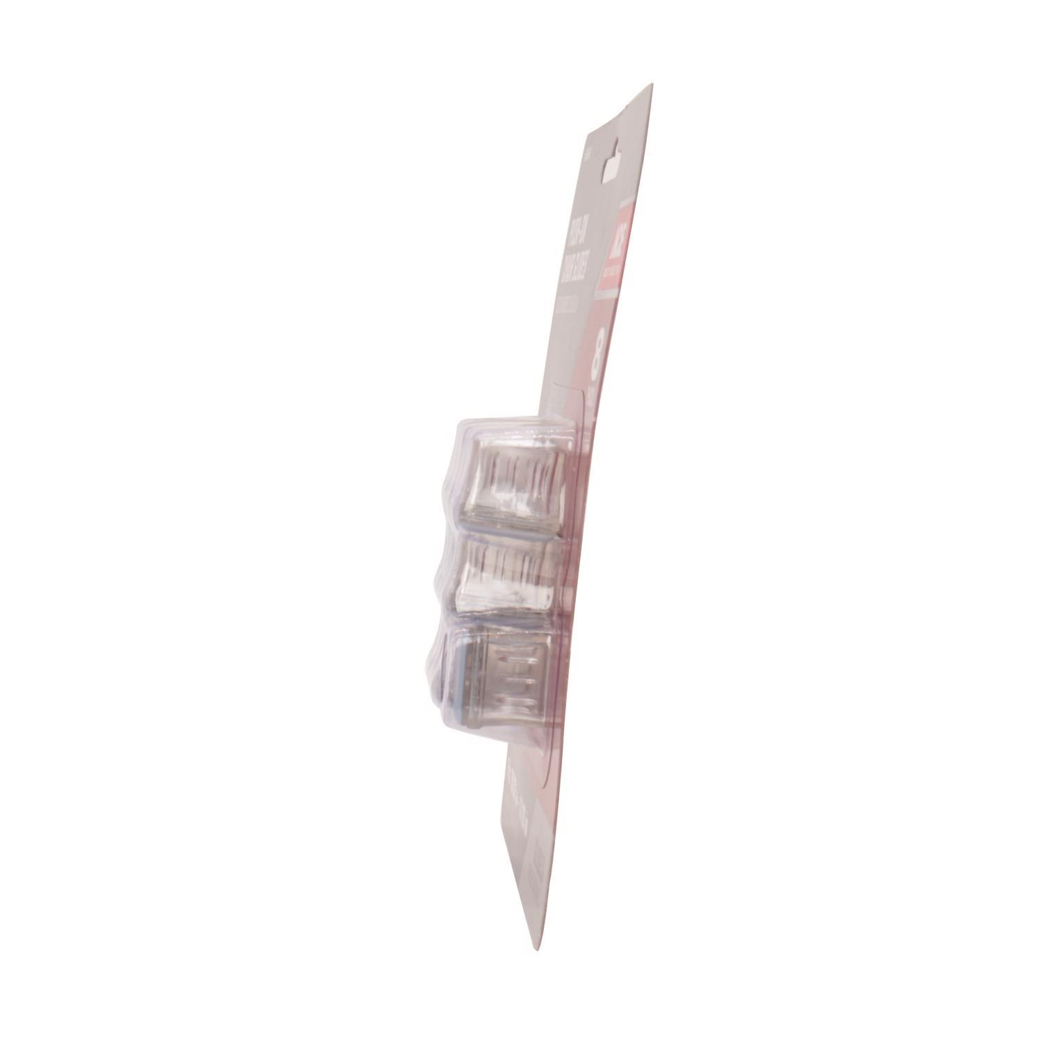 Ace Gray 1 in. Push-On Plastic Chair Glide 8 pk