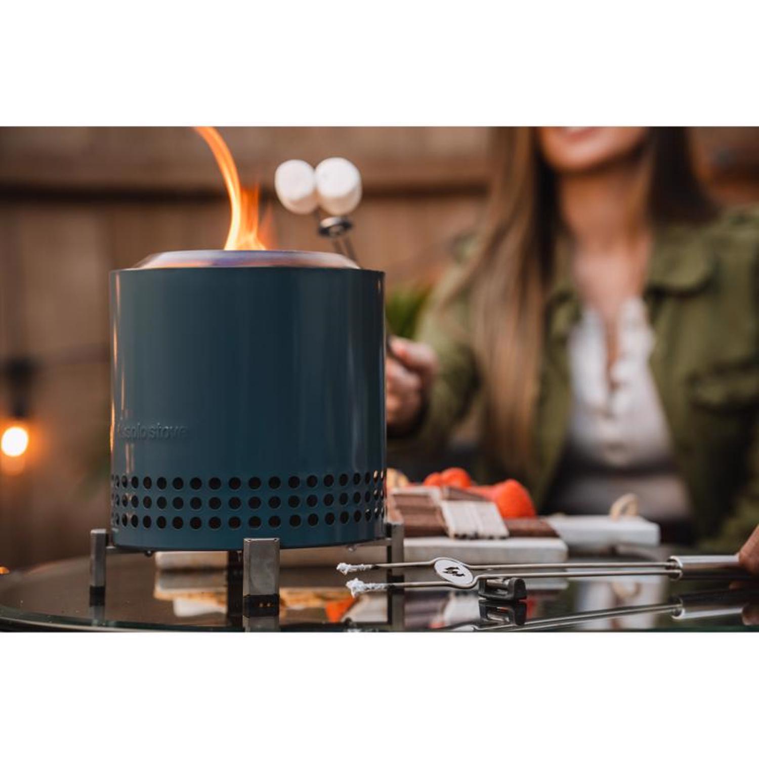 Solo Stove Mesa XL 7 in. W Stainless Steel Round Multi-Fuel Fire Pit