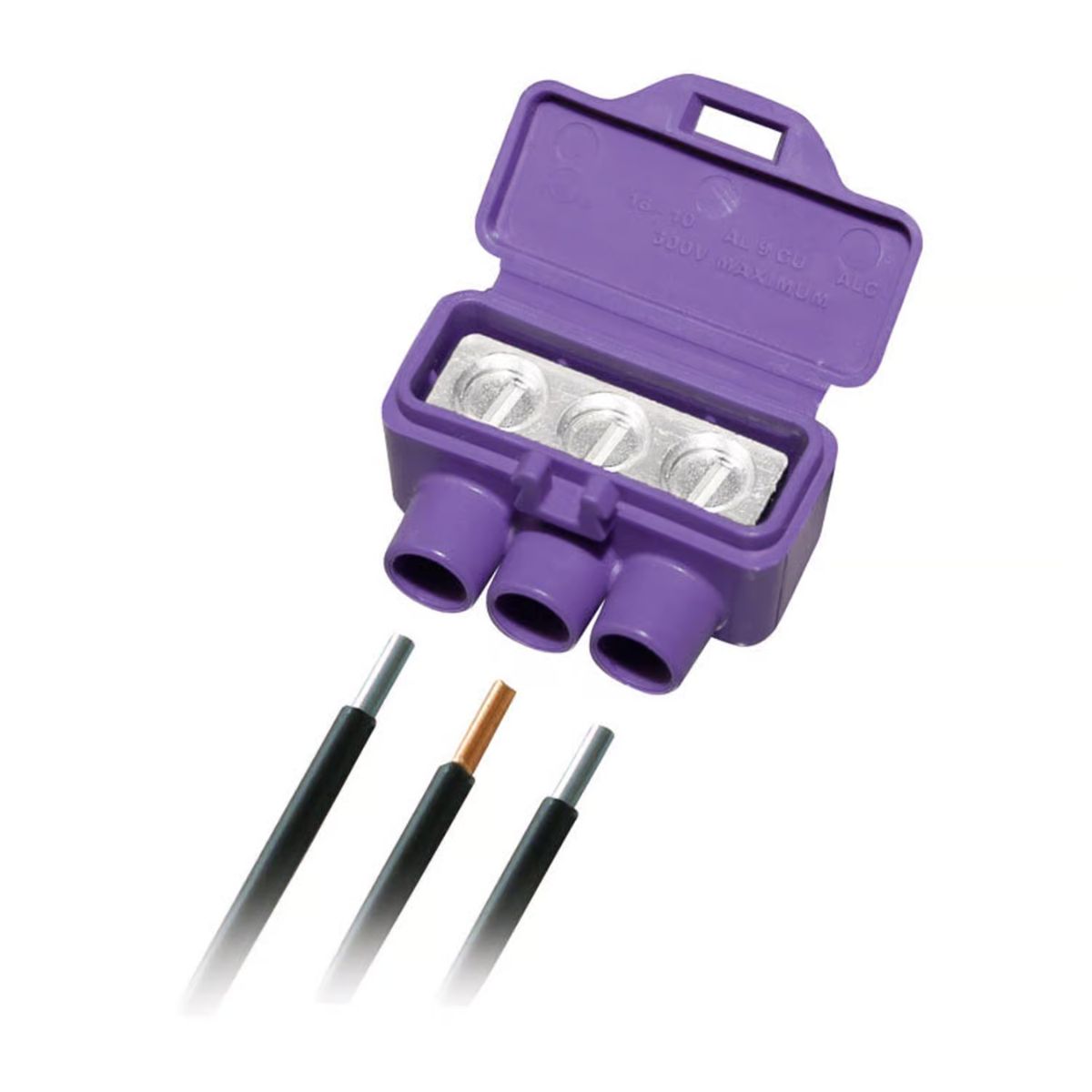 King Innovation AlumiConn Aluminium Wire Aluminum to Copper Lug Purple 2 Pack
