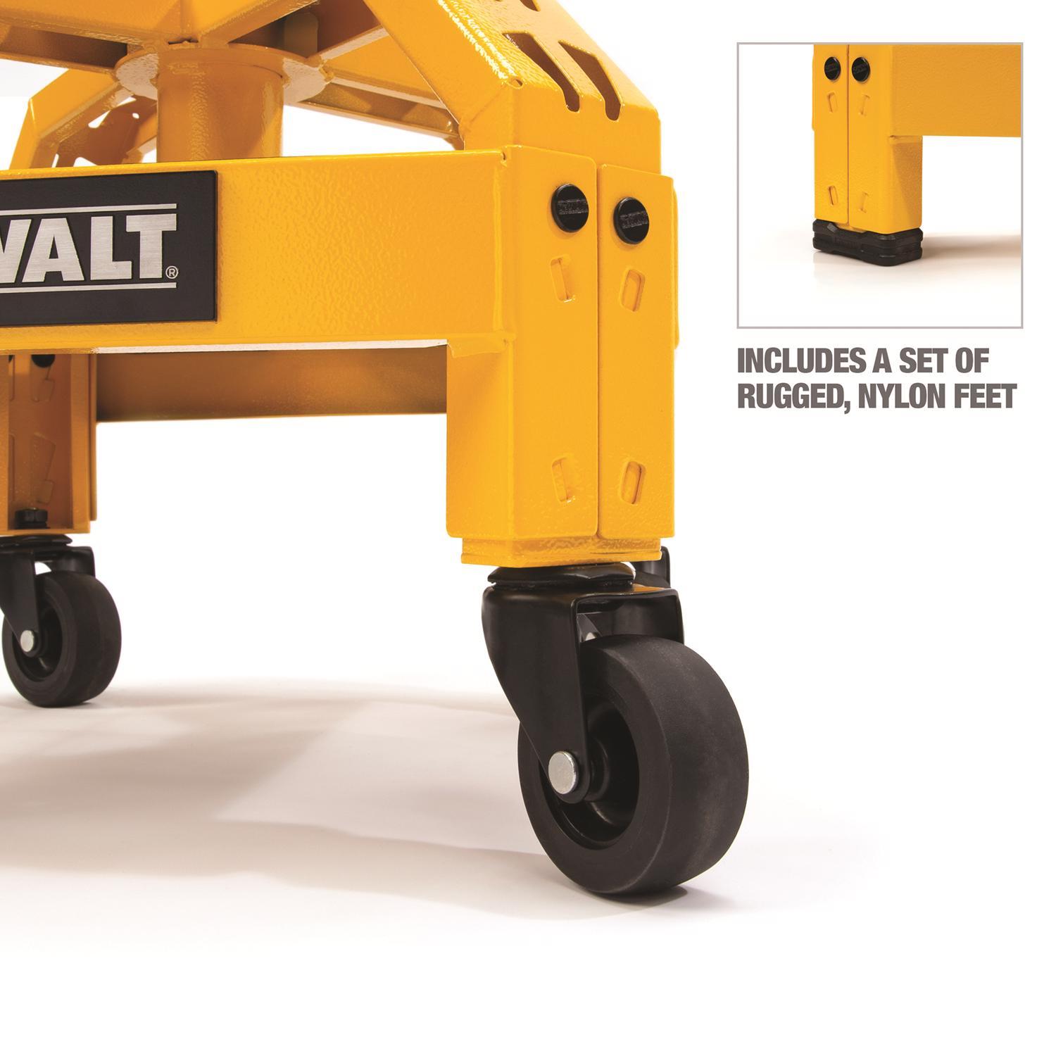 DeWalt Black Vinyl / Foam Swivel Adjustable Shop Stool