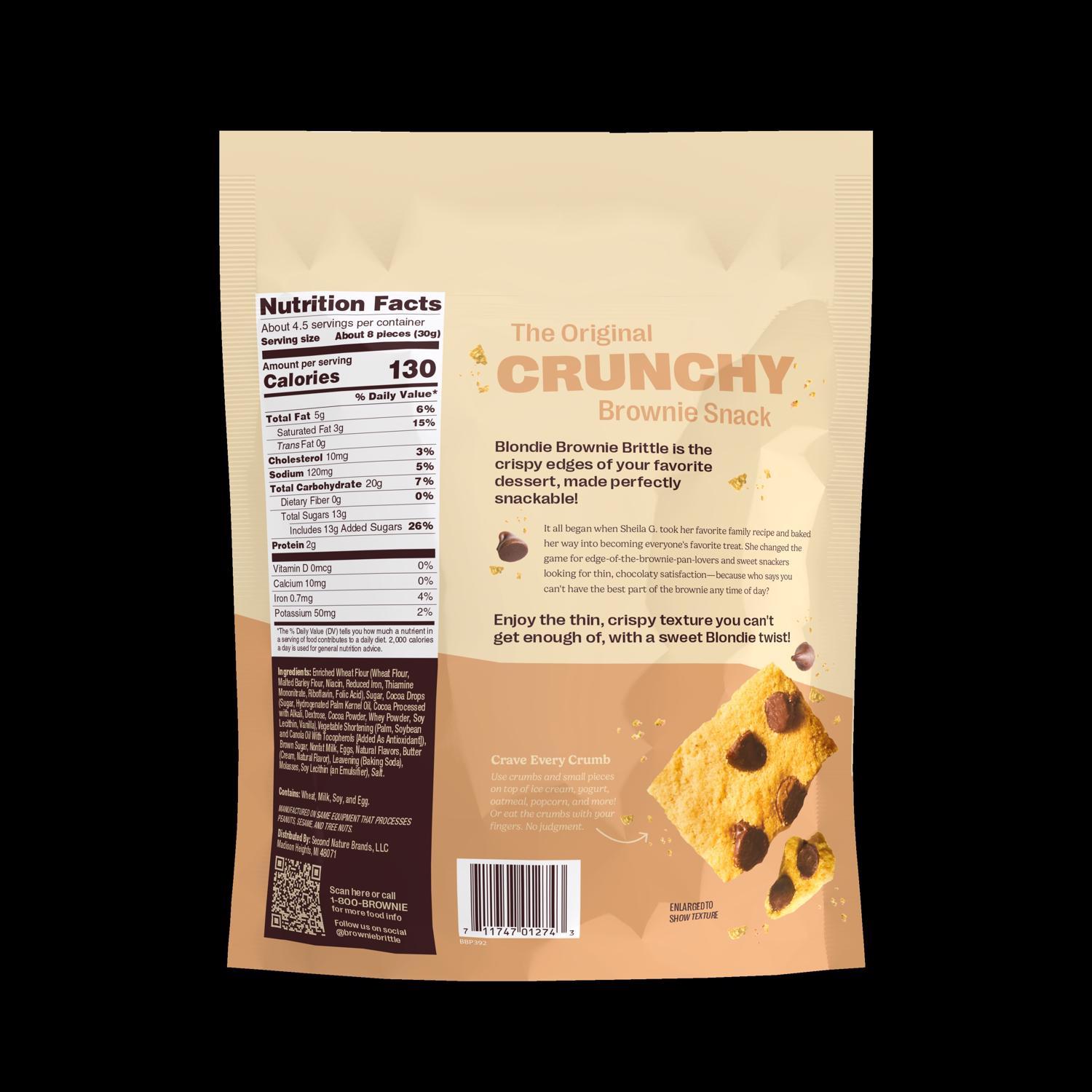 Brownie Brittle Blondie Chocolate Chip Brownie Brittle 5 oz Bagged